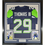 Framed Autographed/Signed Earl Thomas III 35x39 Seattle Blue Football Jersey Beckett BAS COA