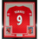 Framed Autographed/Signed Fernando Torres 35x39 Liverpool Red Soccer Jersey Beckett BAS COA