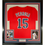 Framed Autographed/Signed Dustin Pedroia 35x39 Boston Red Baseball Jersey JSA COA