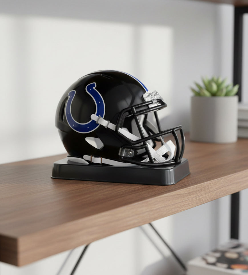 Indianapolis Colts NFL. Mini Speed Football Helmet 2023 Indiana Nights - Sports Gifts, Sports Memorabilia, Sports Collectibles, Fan Shop