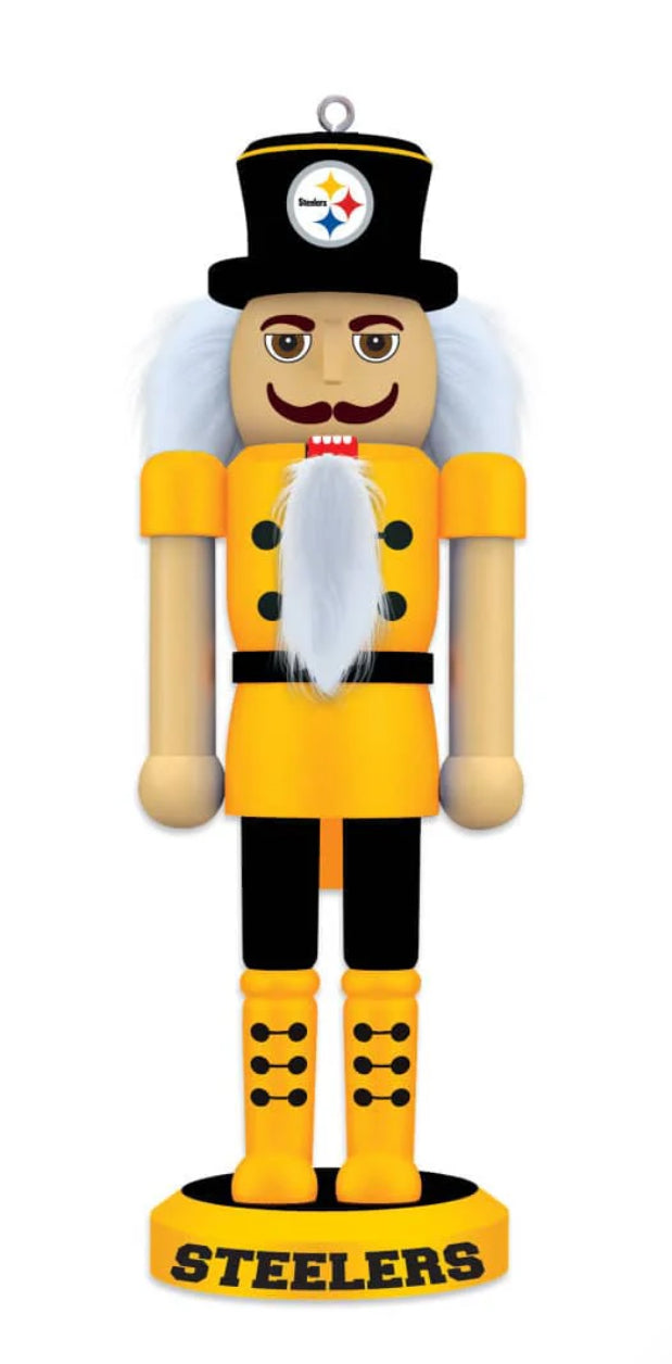 Pittsburgh Steelers - 5" Mini Nutcracker Ornament/Statue - Sports Gifts, Sports Memorabilia, Sports Collectibles, Fan Shop