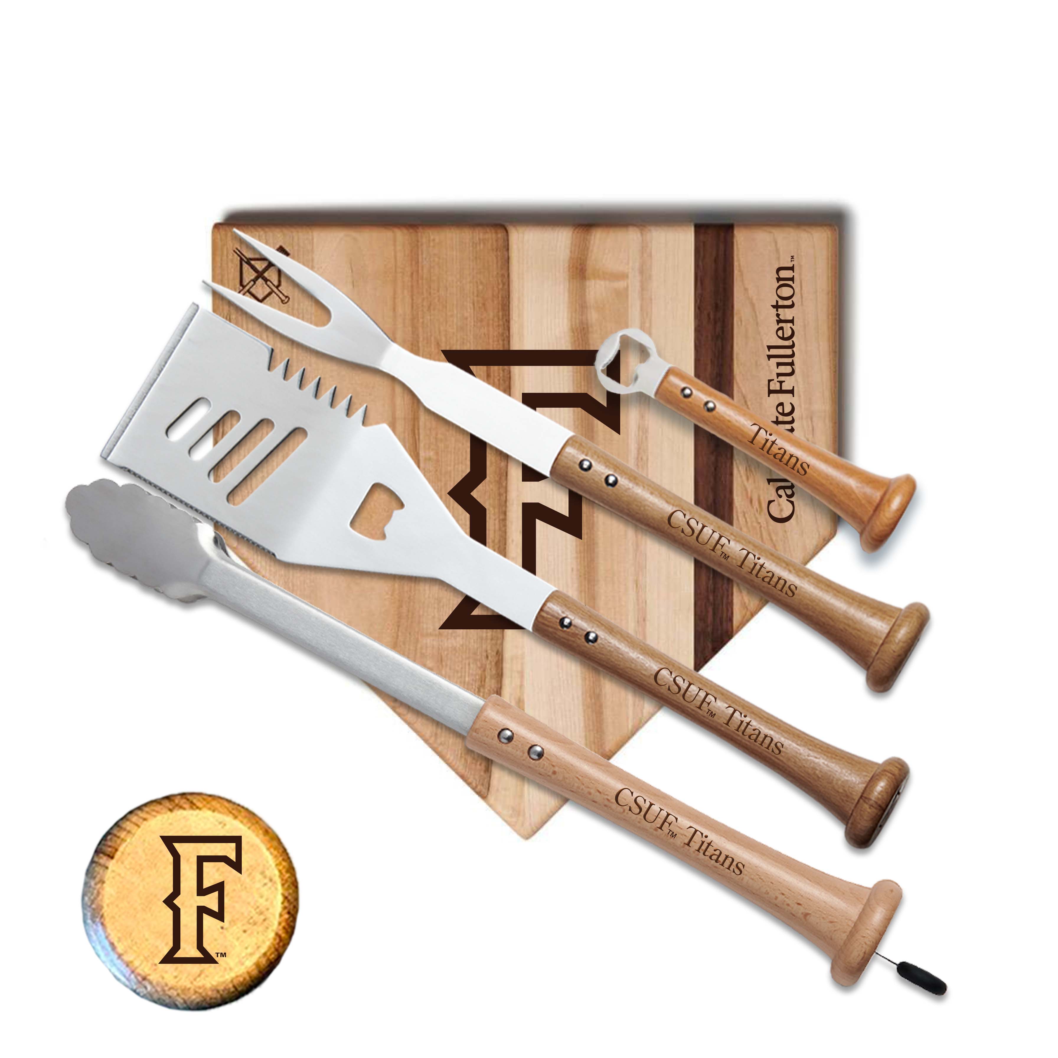 California State University, Fullerton "GRAND SLAM" Combo Set - Sports Collectibles, Sports Memorabilia, Sports Fan Shop, Sports Gifts