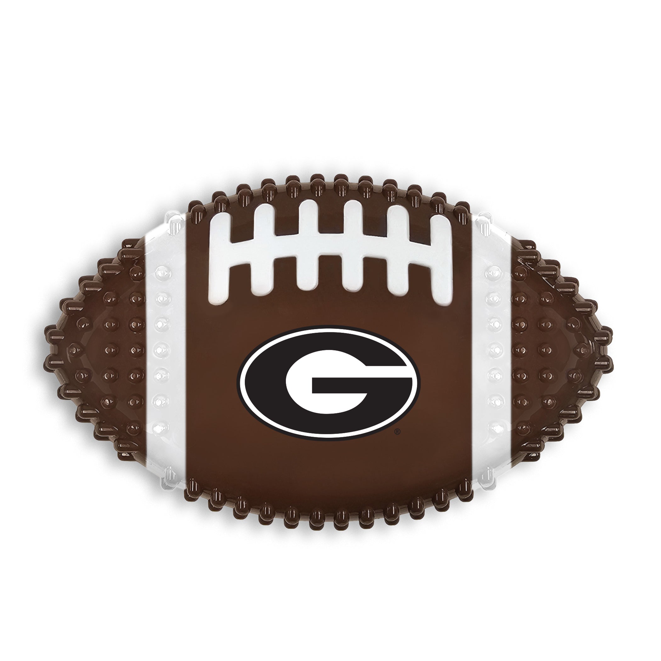GEORGIA HARD NYLON FOOTBALL CHEW TOY