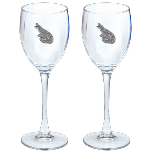 Alligator Goblets (Set Of 2) - Sports Collectibles, Sports Memorabilia, Sports Fan Shop, Sports Gifts