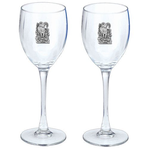 Bighorn Sheep Goblets (Set of 2) - Sports Collectibles, Sports Memorabilia, Sports Fan Shop, Sports Gifts