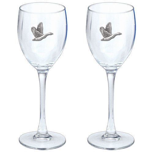 Canadian Goose Goblets (Set Of 2) - Sports Collectibles, Sports Memorabilia, Sports Fan Shop, Sports Gifts