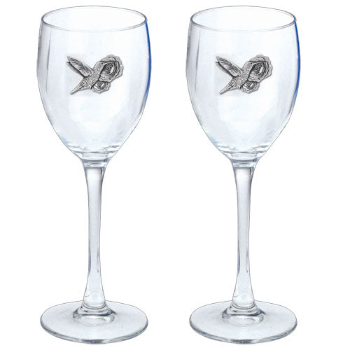 Hummingbirds Goblets (Set of 2) - Sports Collectibles, Sports Memorabilia, Sports Fan Shop, Sports Gifts