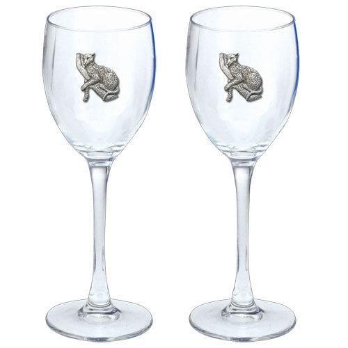 Leopard Goblets (Set of 2) - Sports Collectibles, Sports Memorabilia, Sports Fan Shop, Sports Gifts
