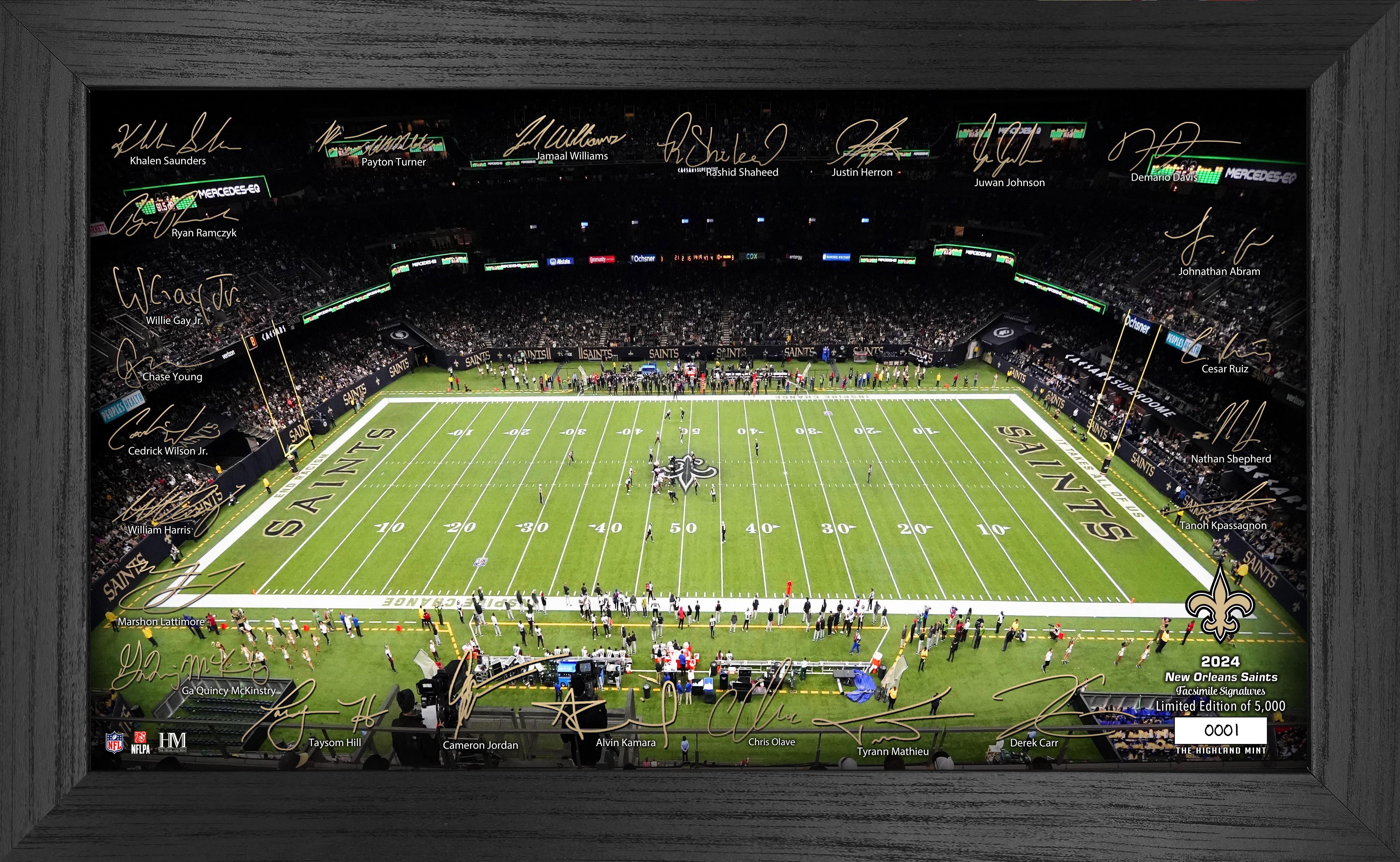 New Orleans Saints 2024 NFL Signature Gridiron - Sports Collectibles, Sports Memorabilia, Sports Fan Shop, Sports Gifts