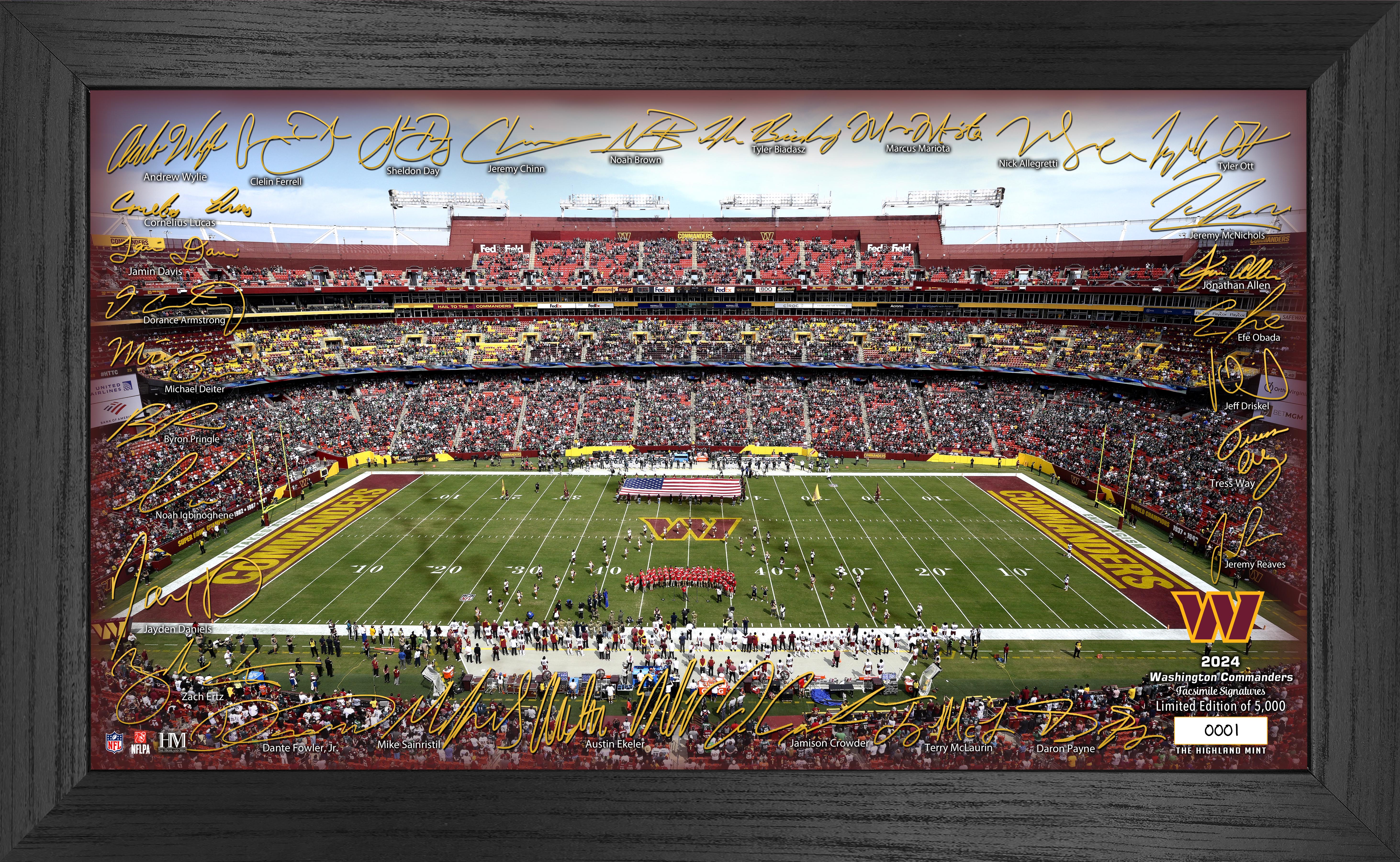 Washington Commanders 2024 NFL Signature Gridiron - Sports Collectibles, Sports Memorabilia, Sports Fan Shop, Sports Gifts
