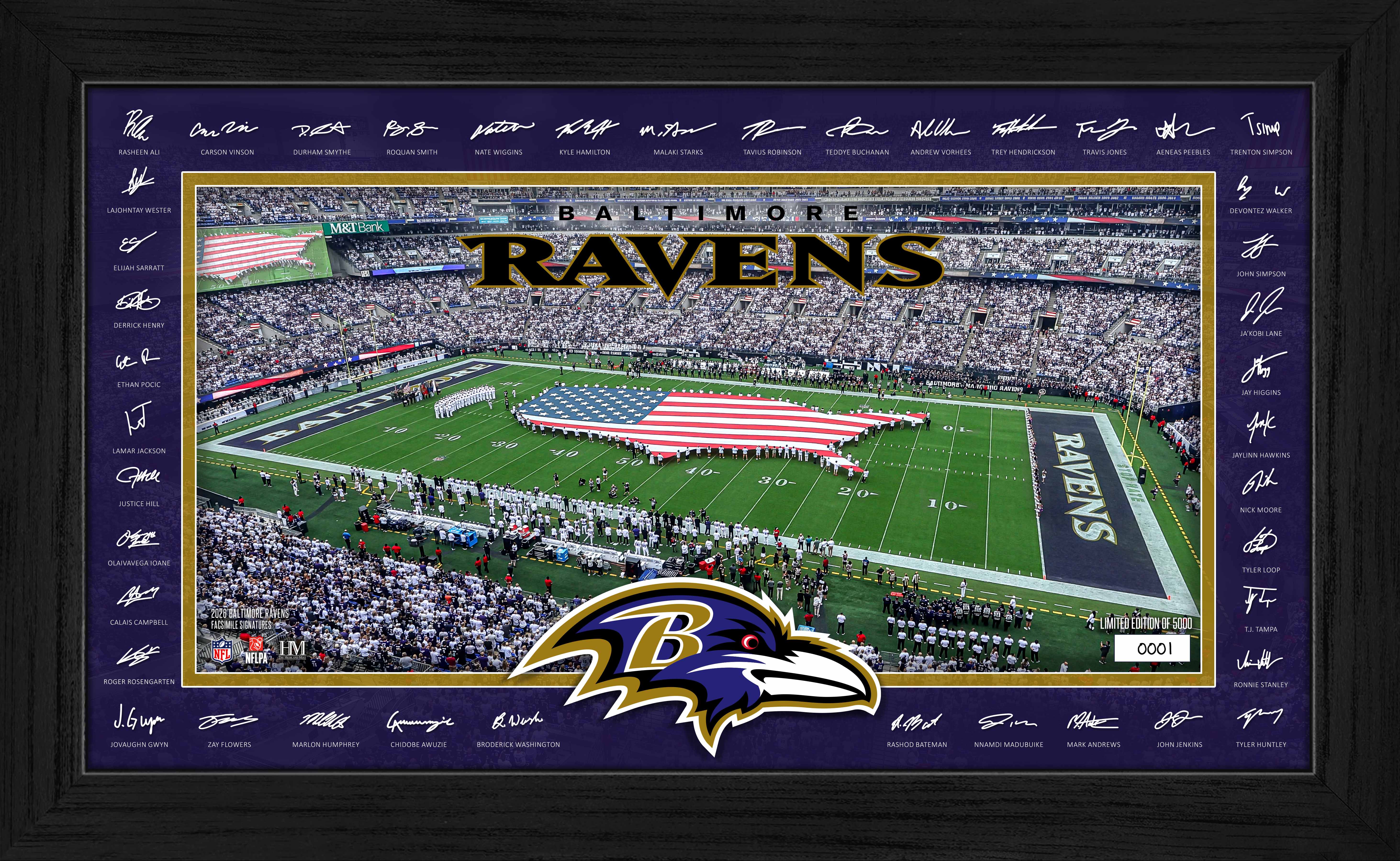 Baltimore Ravens 2026 Signature Gridiron Frame