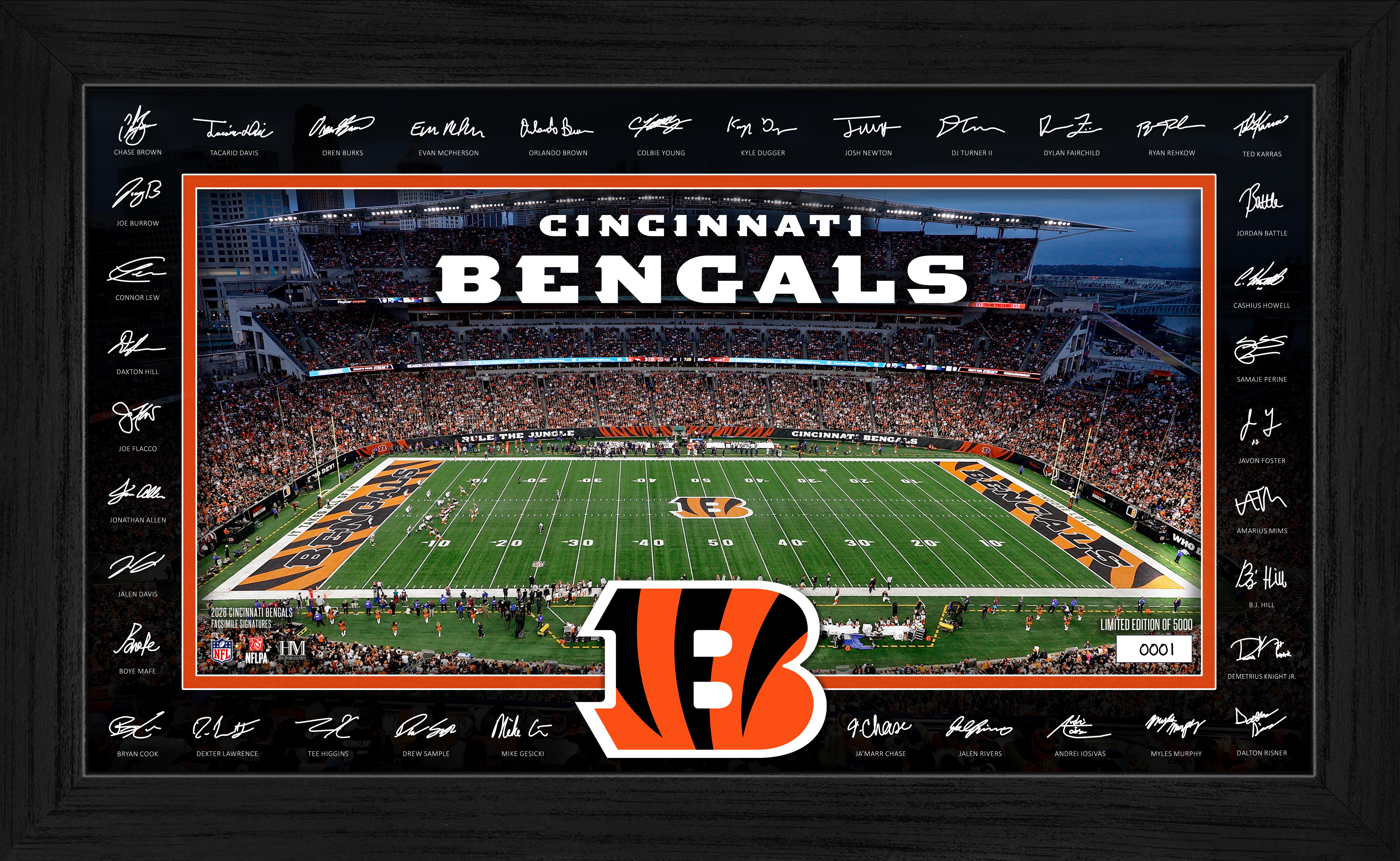 Cincinnati Bengals 2026 Signature Gridiron Frame
