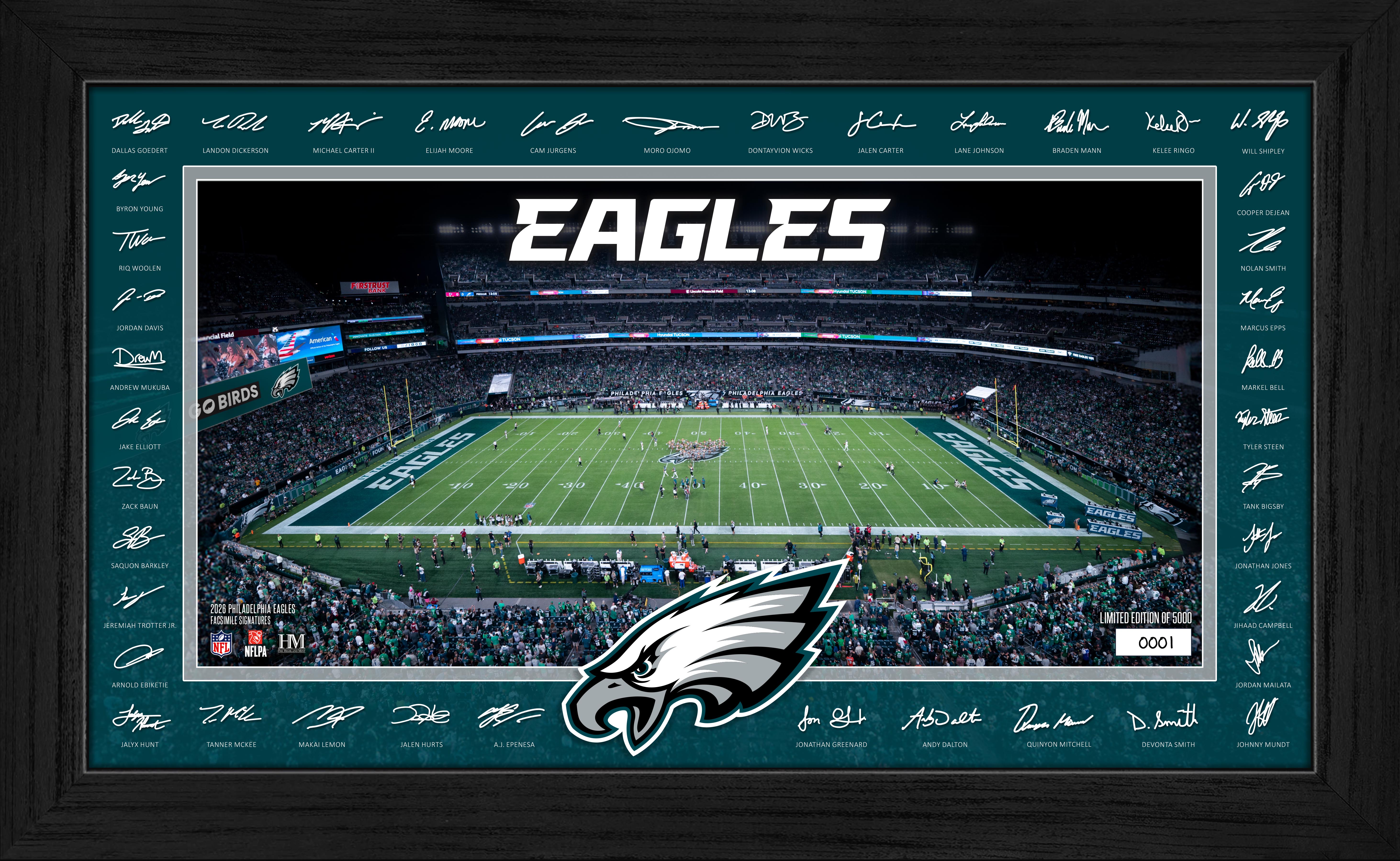 Philadelphia Eagles 2026 Signature Gridiron Frame