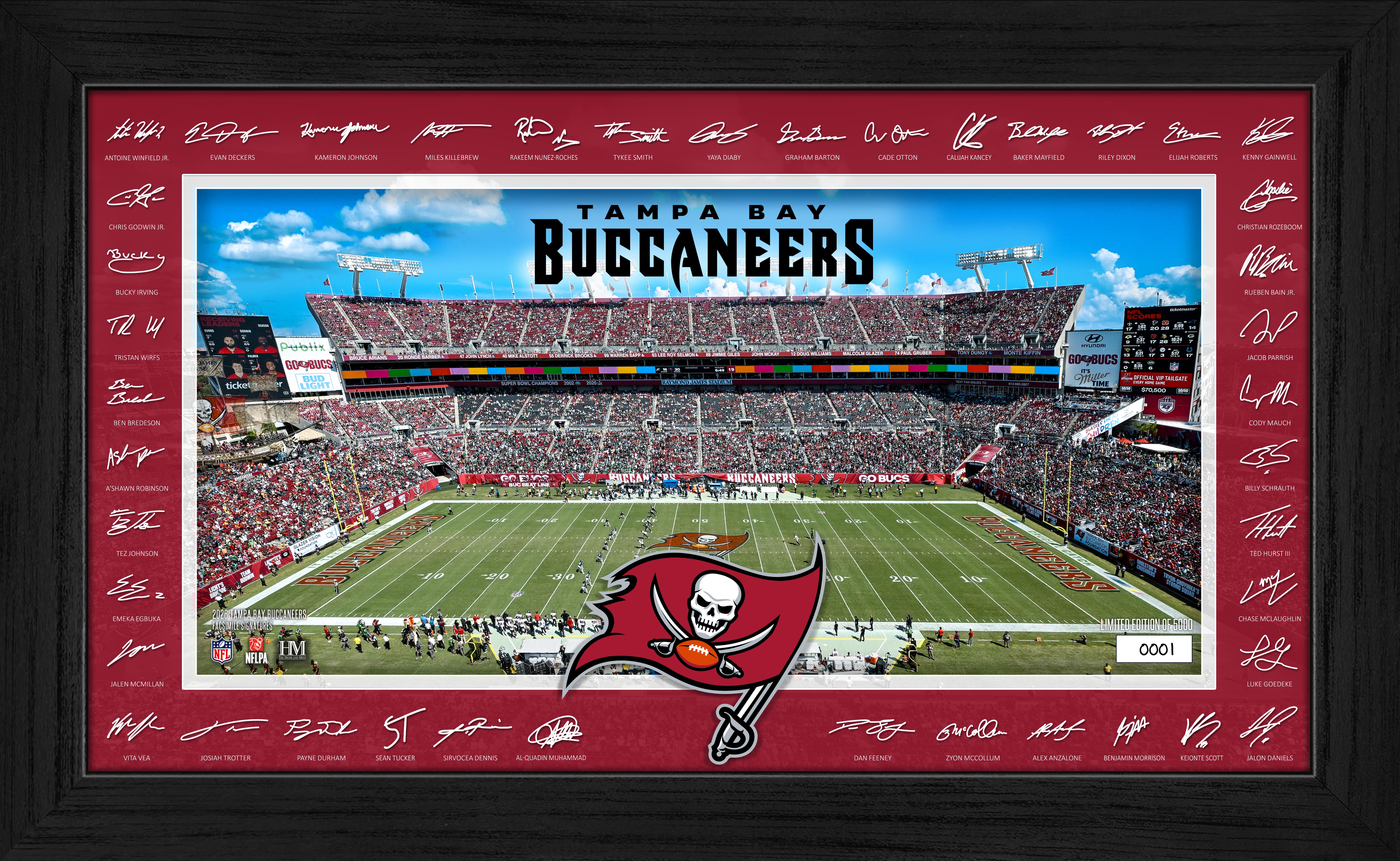 Tampa Bay Buccaneers 2026 Signature Gridiron Frame