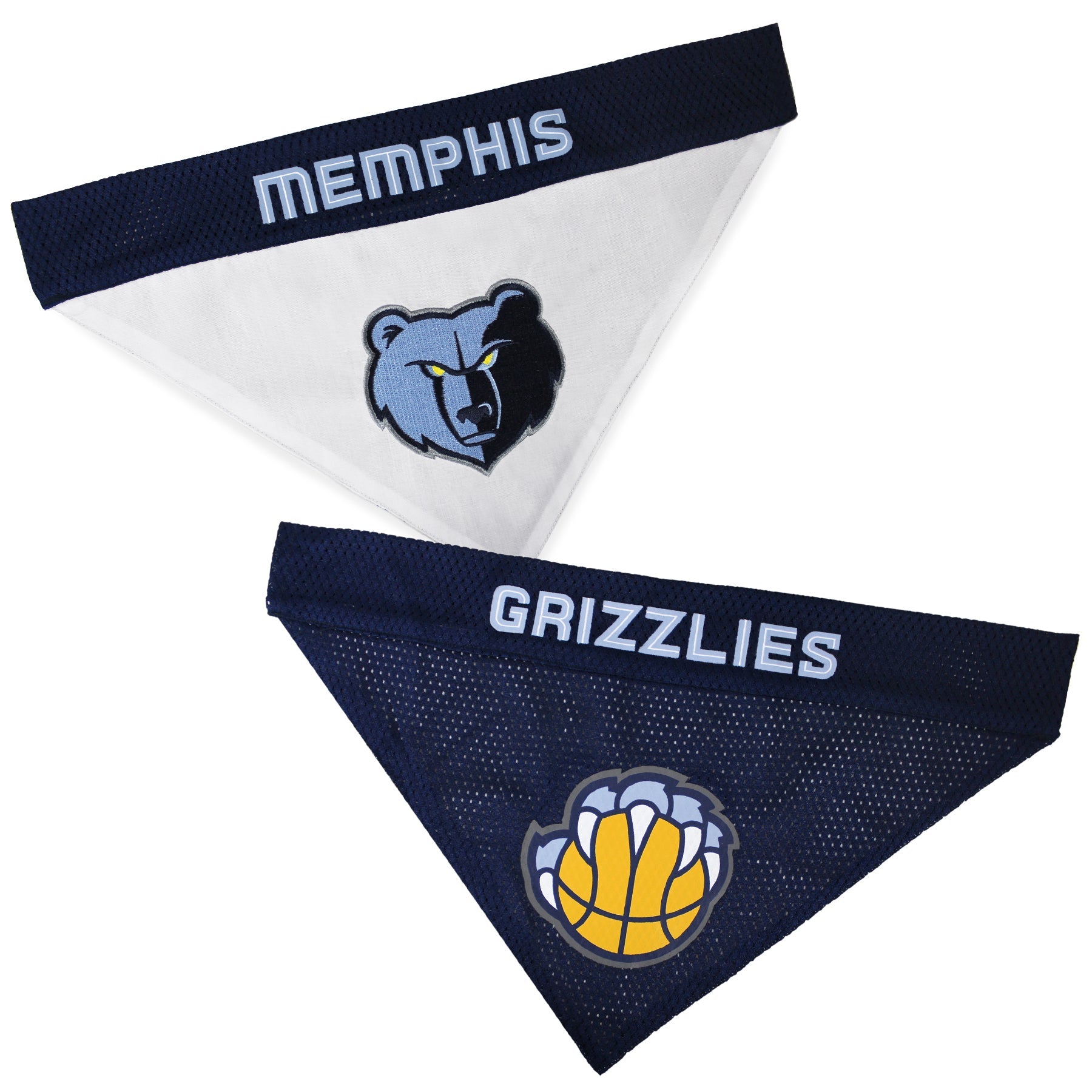 Memphis Grizzlies Reversible Bandana Pets First - Sports Collectibles, Sports Memorabilia, Sports Fan Shop, Sports Gifts