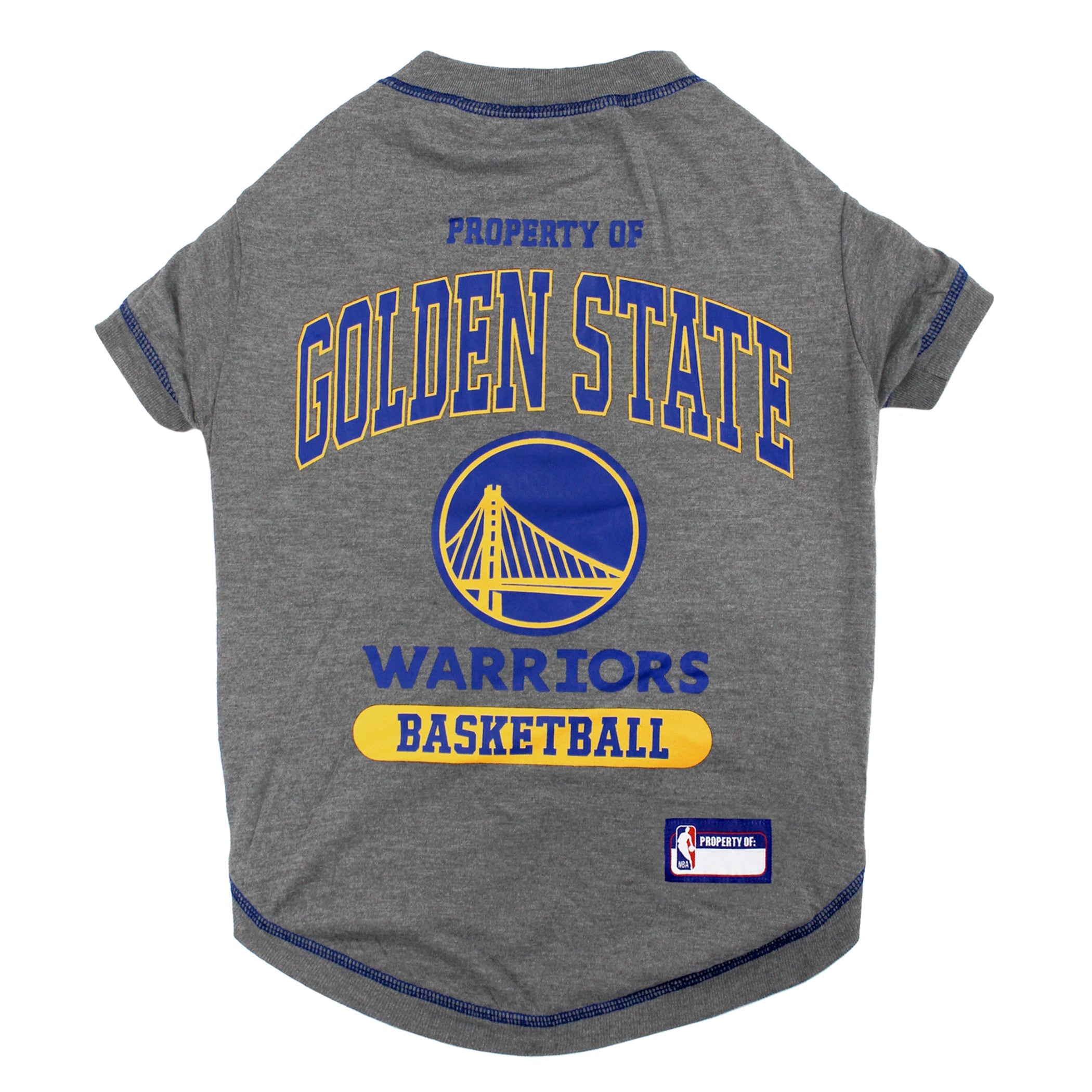 Golden State Warriors Dog Tee Pets First - Sports Collectibles, Sports Memorabilia, Sports Fan Shop, Sports Gifts