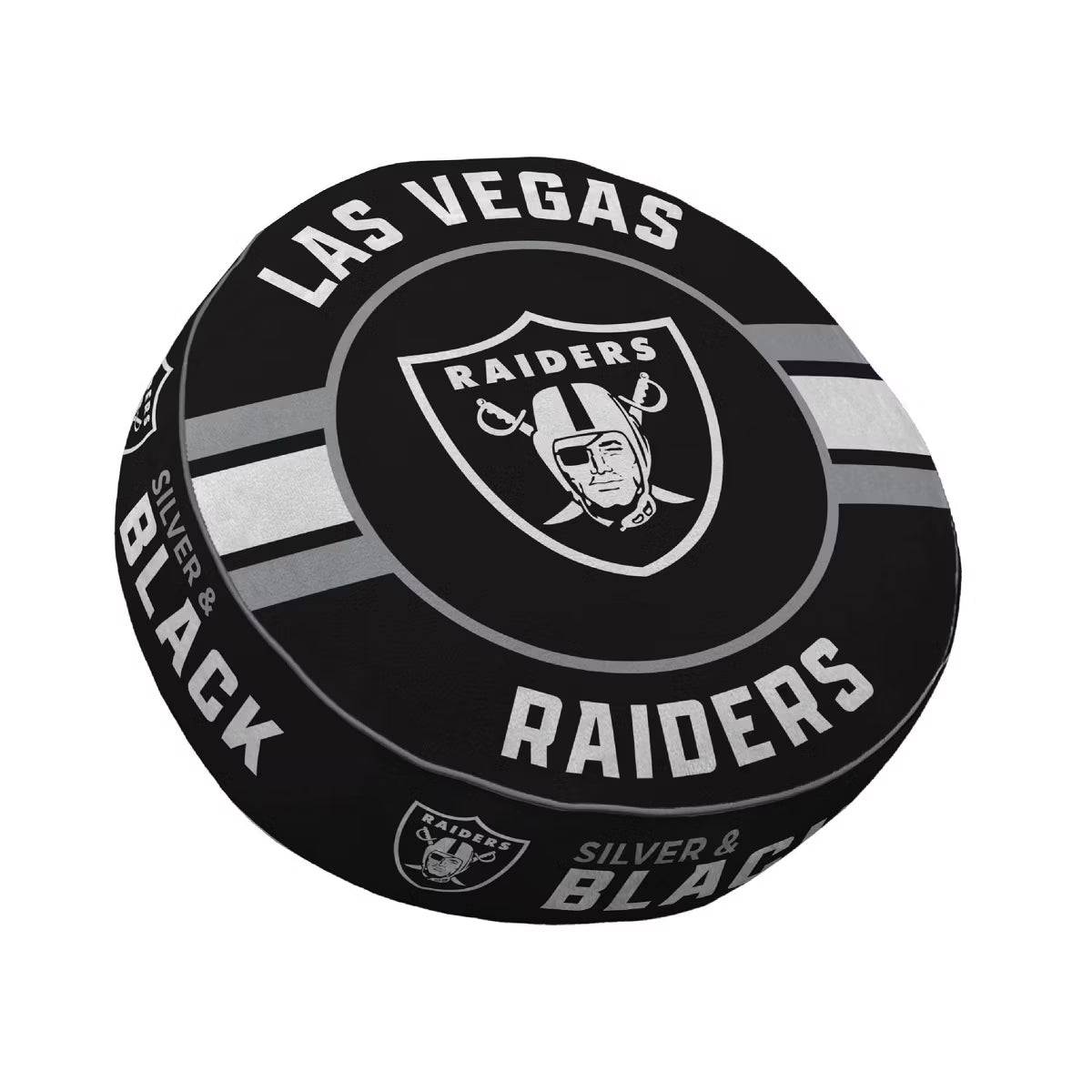 Las Vegas Raiders 15" Icon Ring Circle Pillow