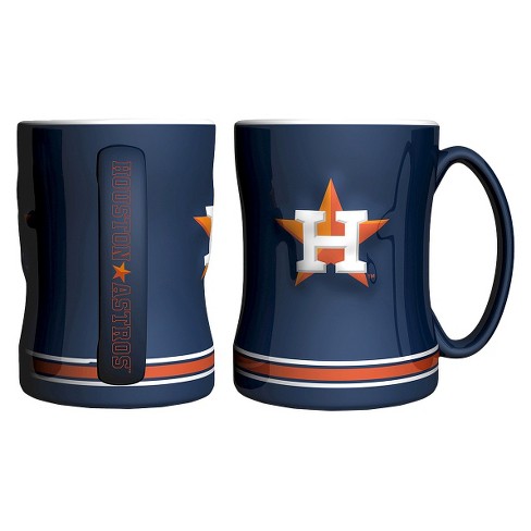 Houston Astros Logo Relief Coffee Mug - Sports Collectibles, Sports Memorabilia, Sports Fan Shop, Sports Gifts