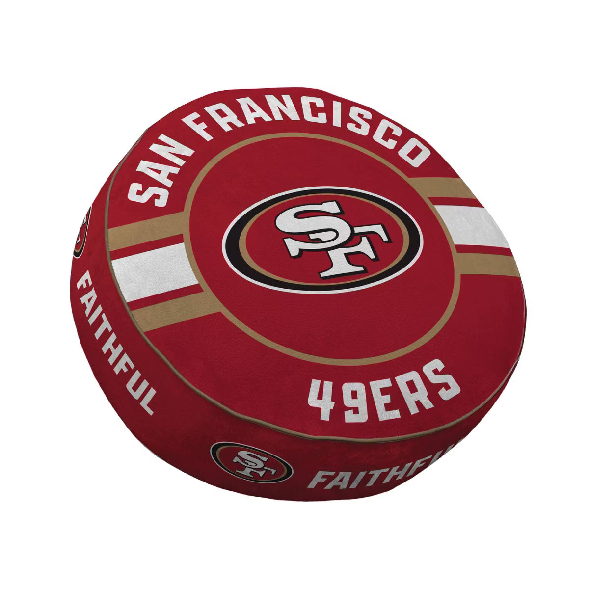 San Francisco 49ers 15" Icon Ring Circle Pillow