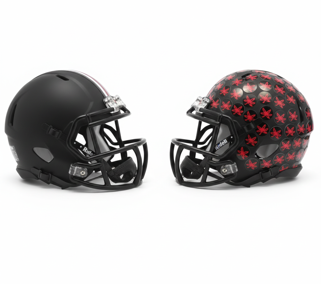 Riddell Ohio State Buckeyes Speed Mini Helmet - Official NCAA Blk Alternate Replica - Sports Gifts, Sports Memorabilia, Sports Collectibles, Fan Shop