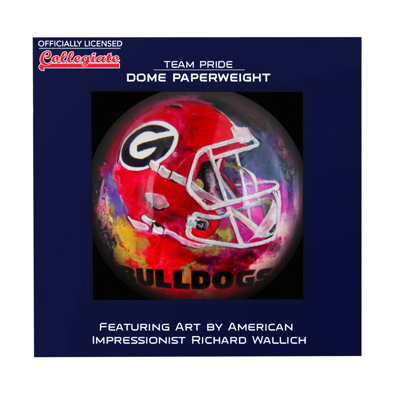 Georgia Bulldogs Paperweight Domed - Sports Collectibles, Sports Memorabilia, Sports Fan Shop, Sports Gifts