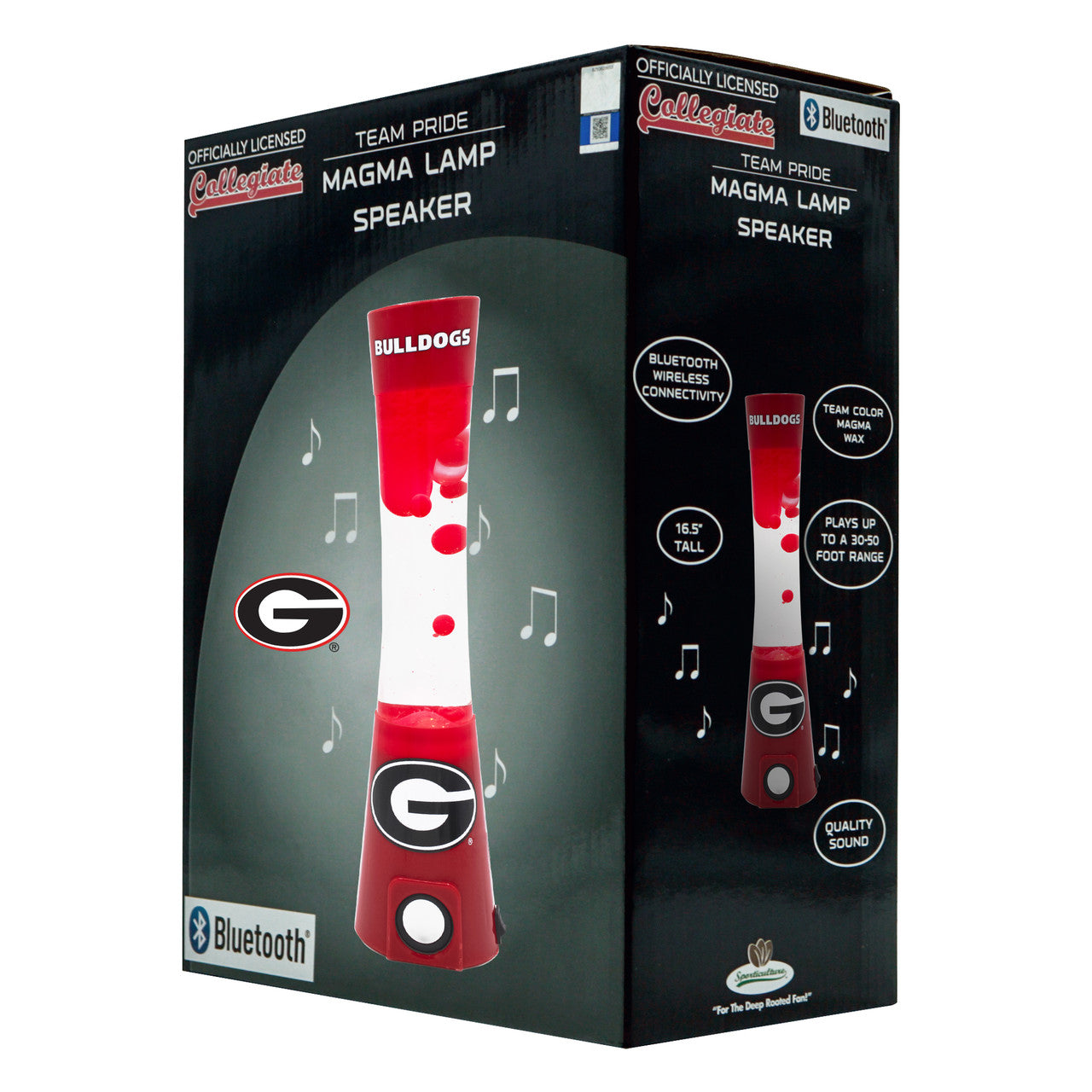 Georgia Bulldogs Magma Lamp - Bluetooth Speaker - Sports Collectibles, Sports Memorabilia, Sports Fan Shop, Sports Gifts