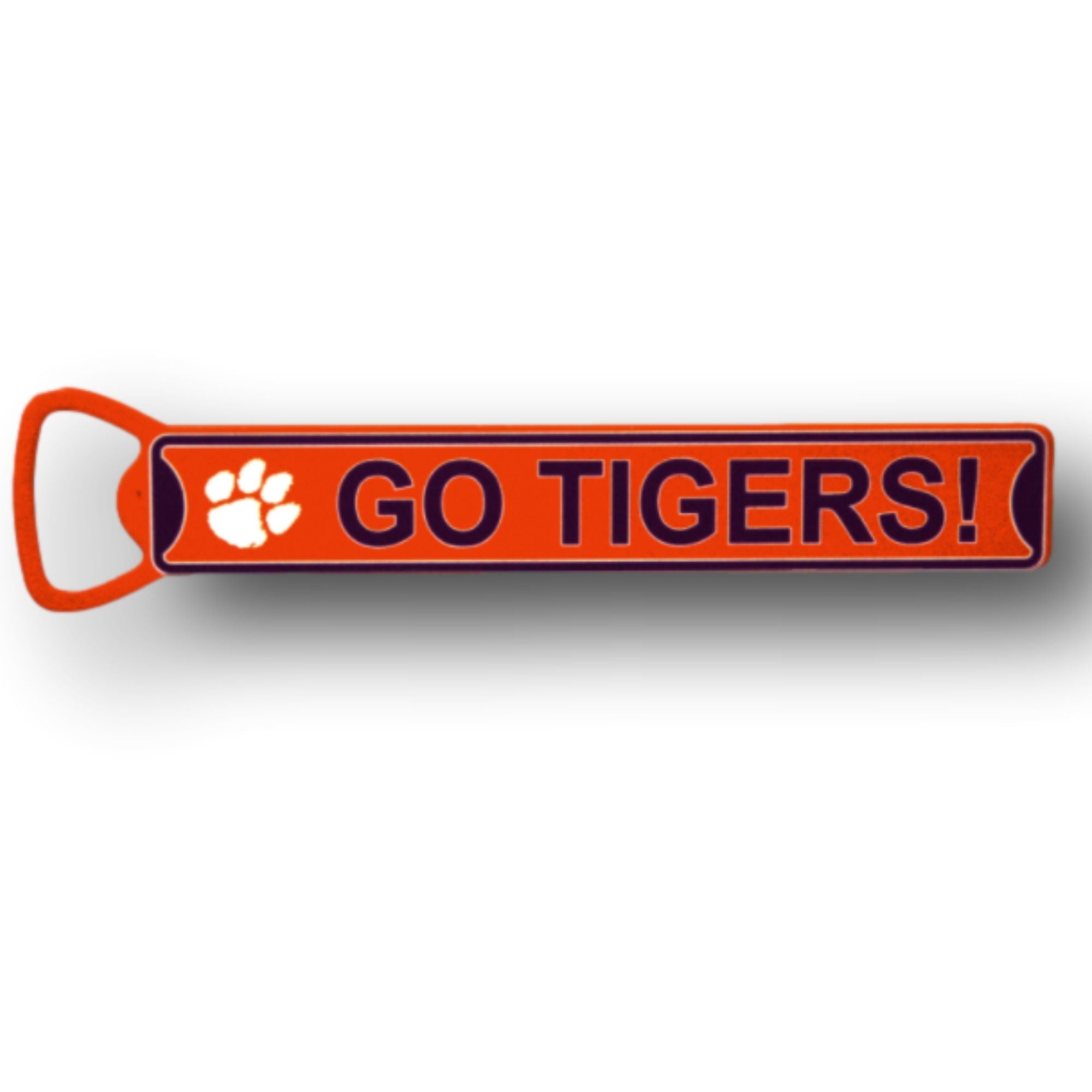Clemson GO TIGERS - Steel Bottle Opener