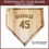 Full Size (17" x 17") Home Plate Cutting Board with Trough & Custom Text Engraving OR Personal Logo - Sports Collectibles, Sports Memorabilia, Sports Fan Shop, Sports Gifts
