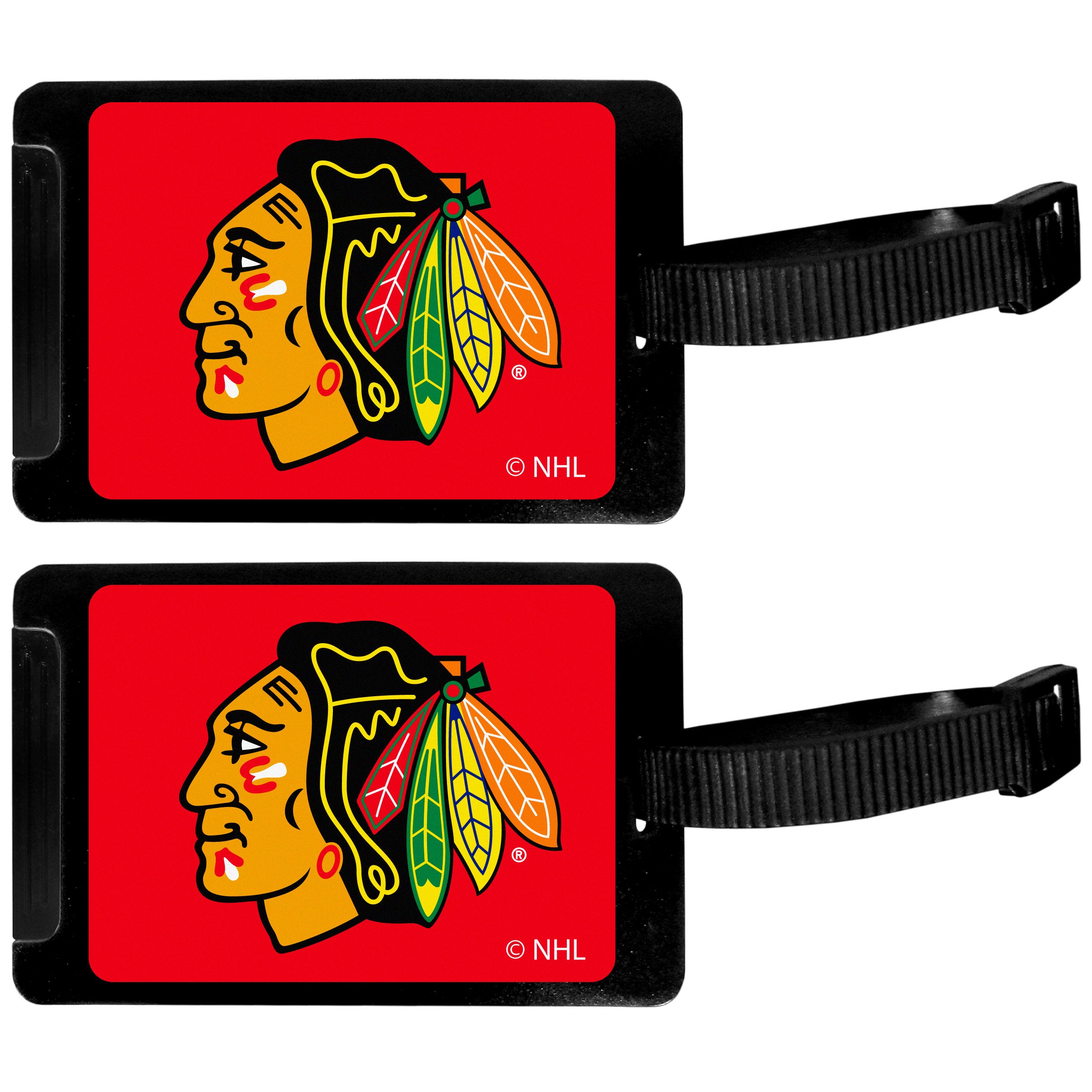 Chicago Blackhawks Luggage Tag, 2 pk