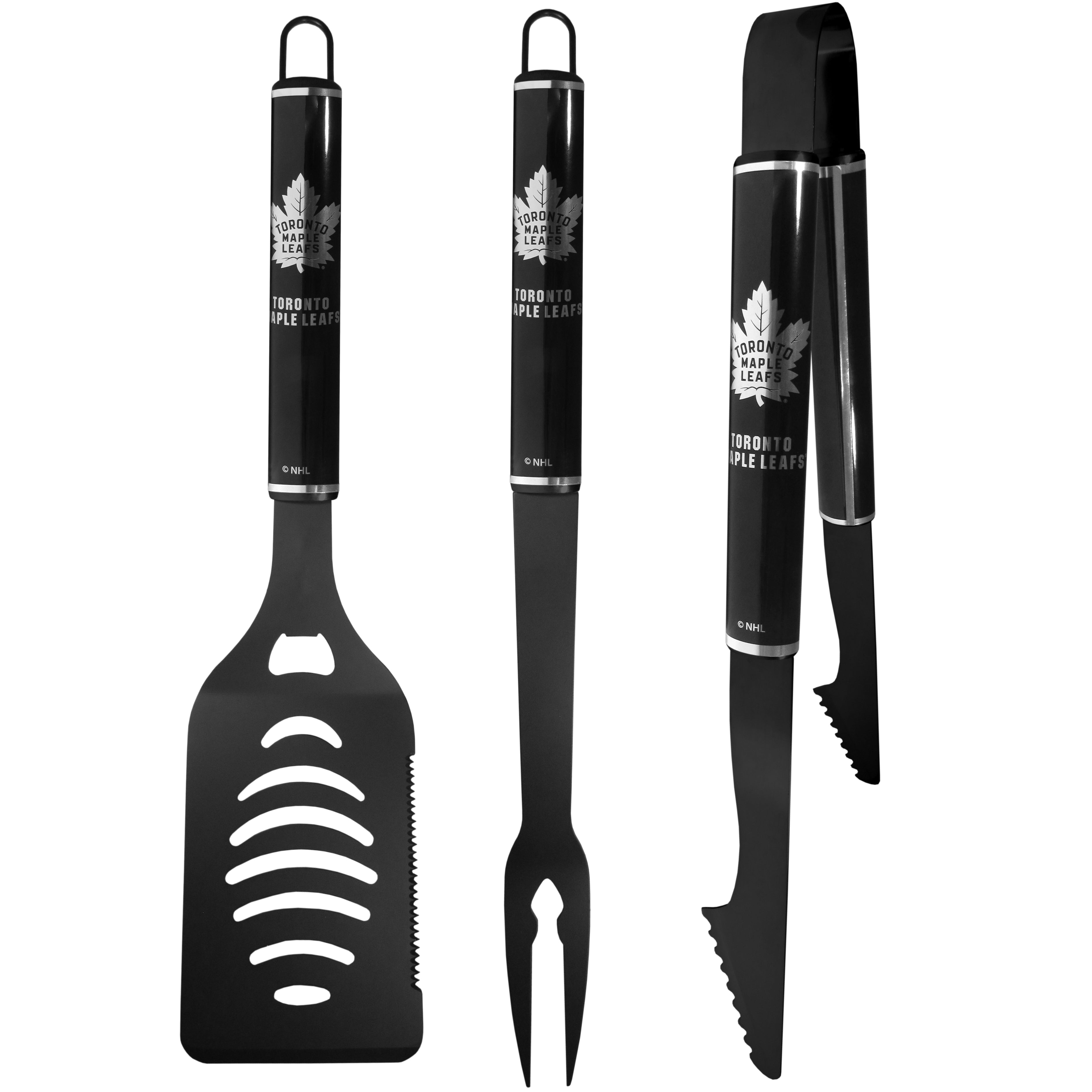 Toronto Maple Leafs 3 pc Monochromatic BBQ Set