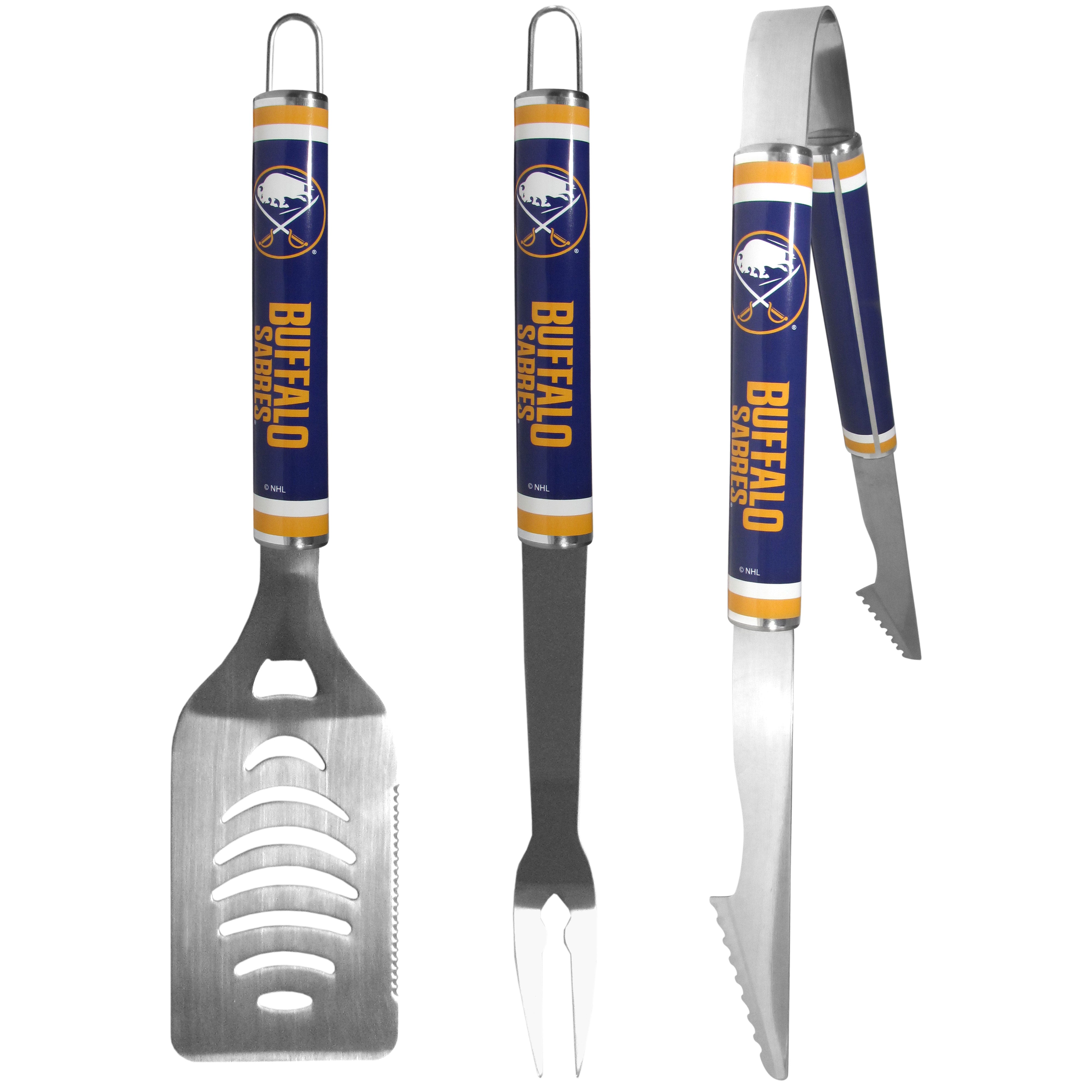 Buffalo Sabres 3 pc Steel BBQ Tool Set