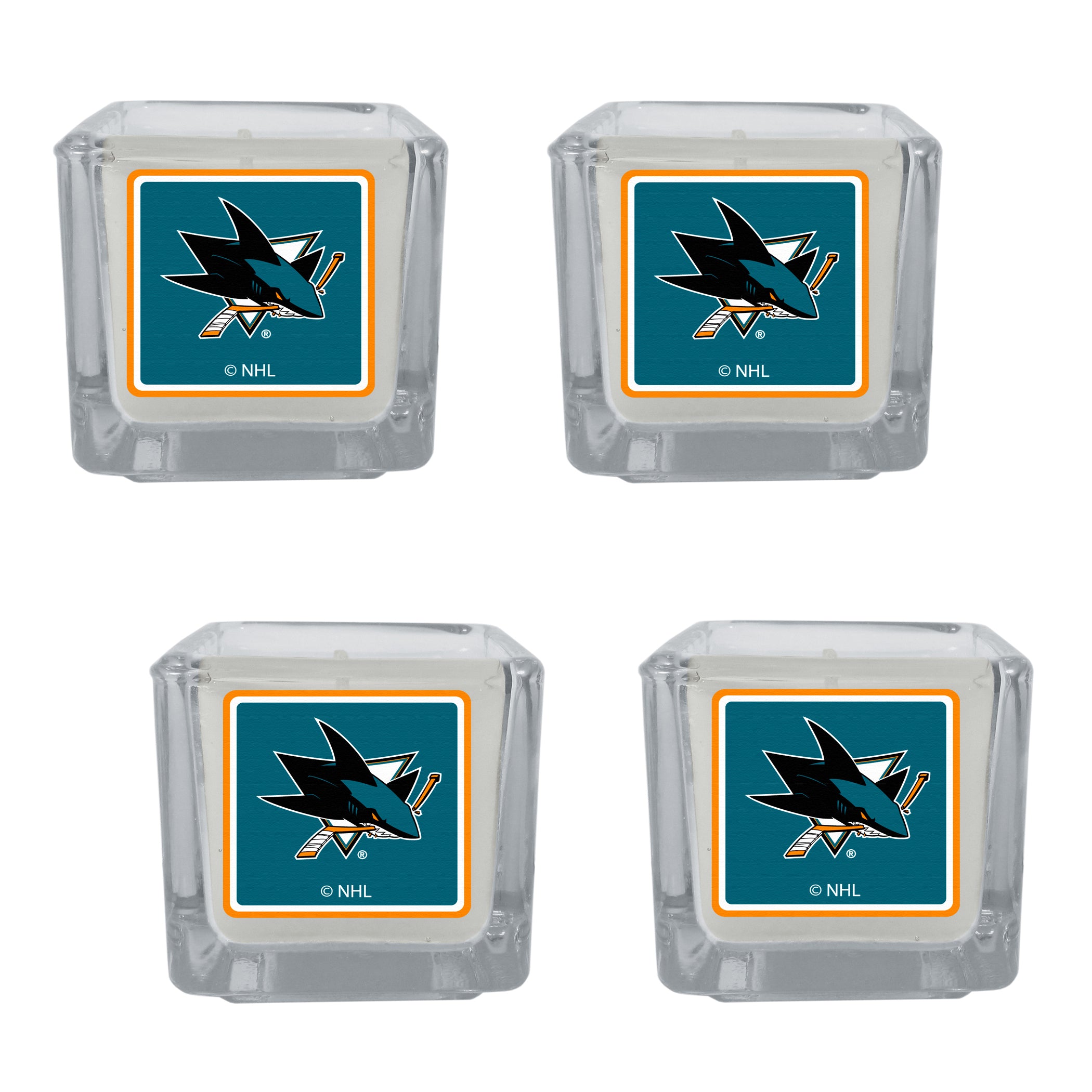 San Jose Sharks Scented Candles, 4 pk