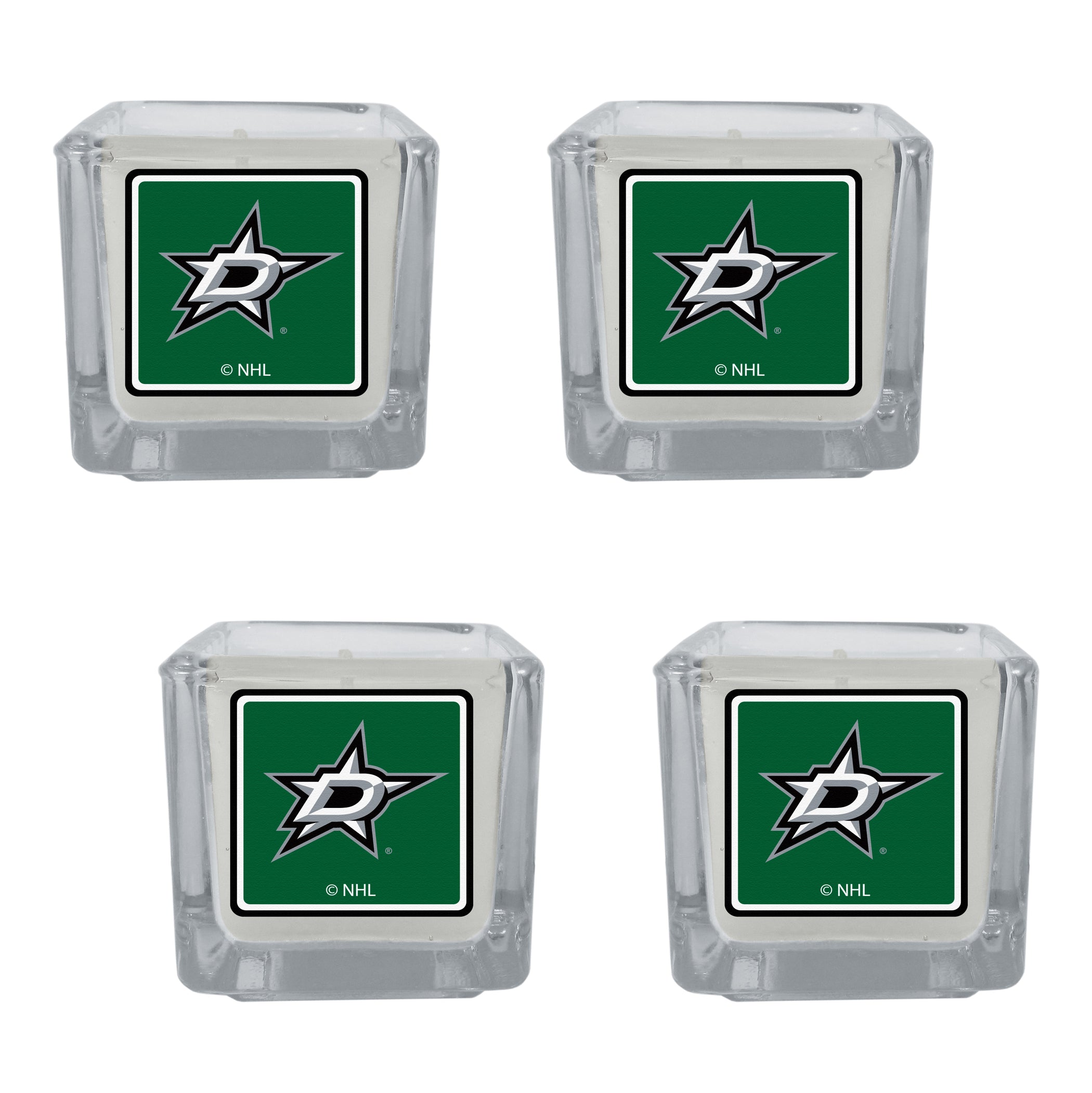 Dallas Stars Scented Candles, 4 pk