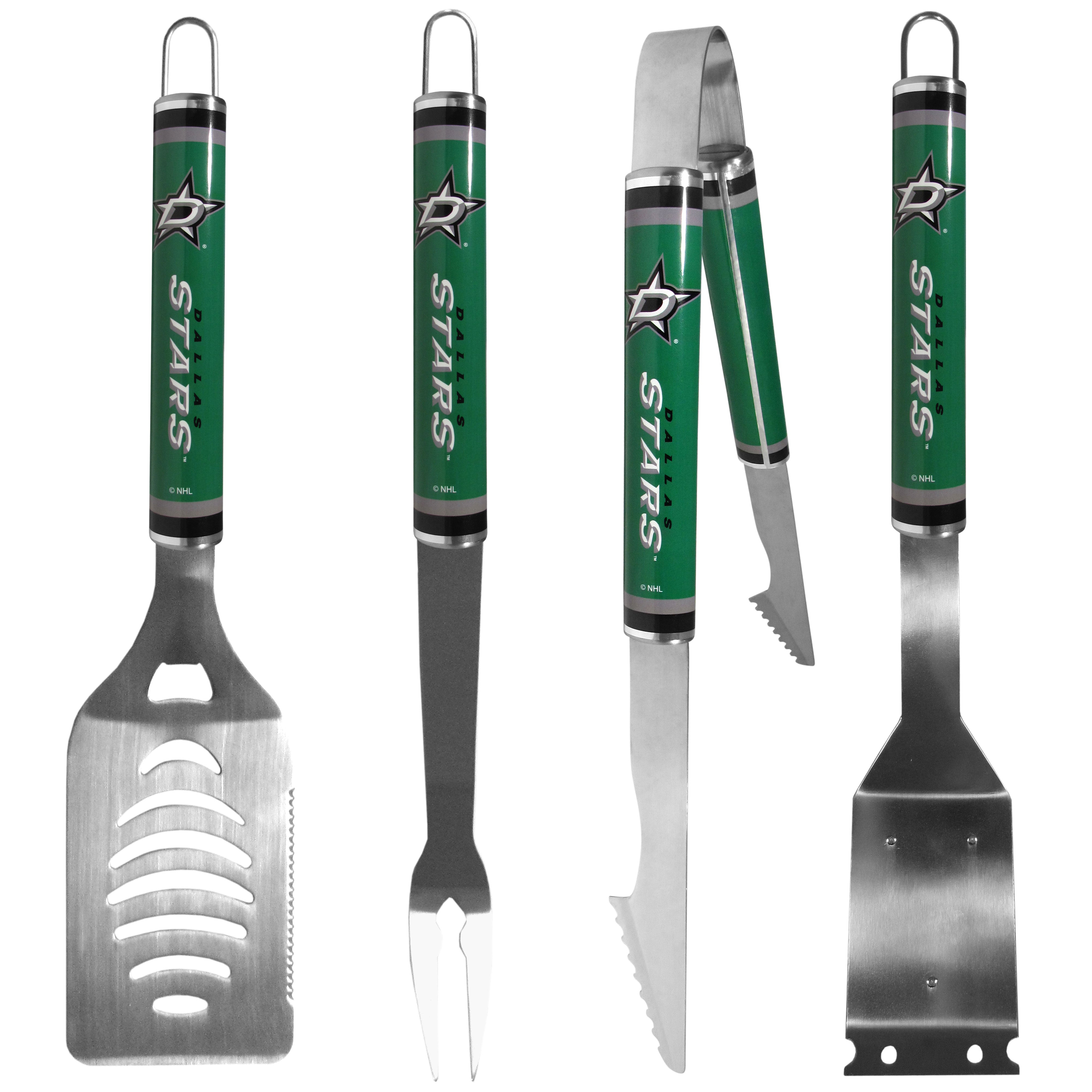 Dallas Stars 4 pc Logo Grill Tool Set