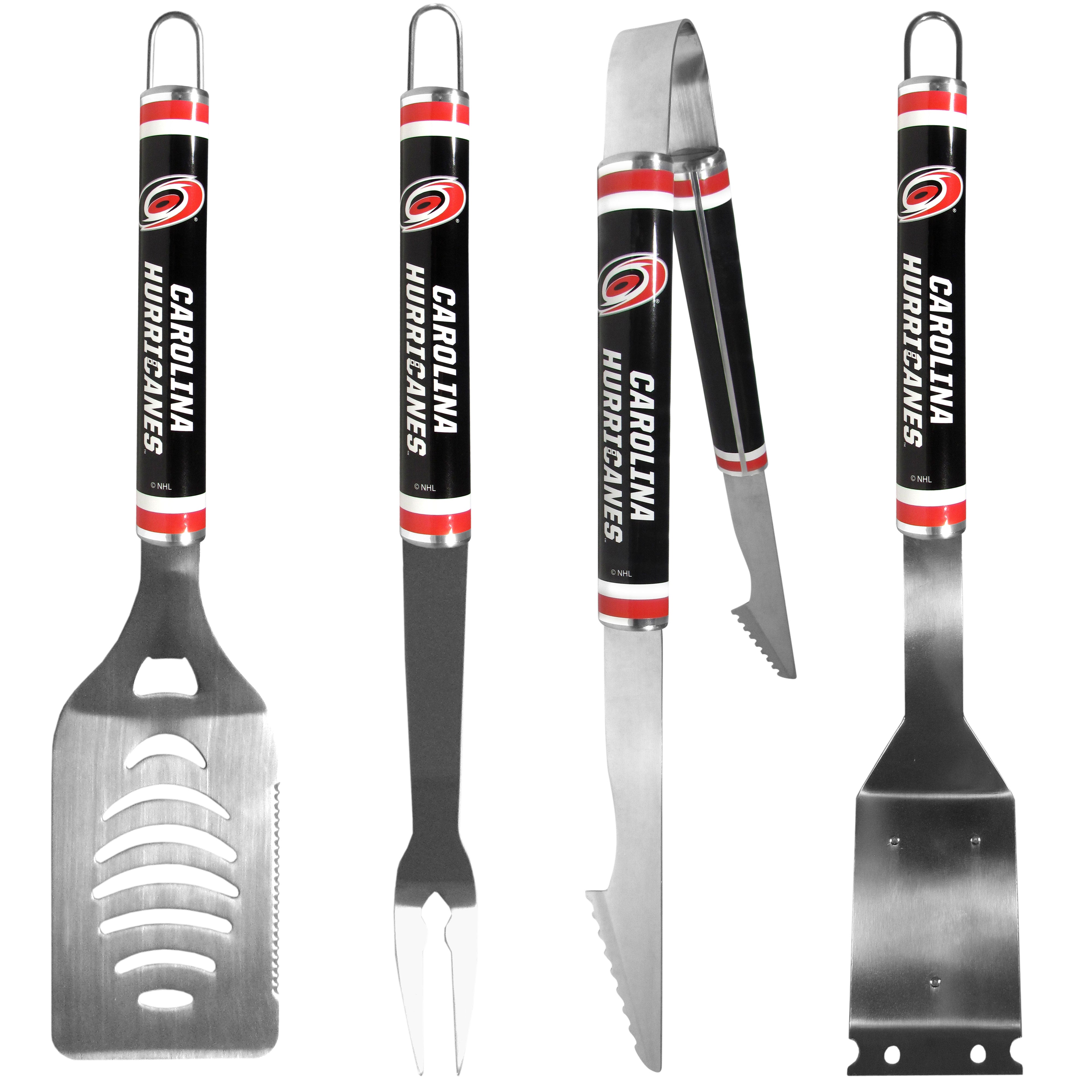 Carolina Hurricanes 4 pc Logo Grill Tool Set