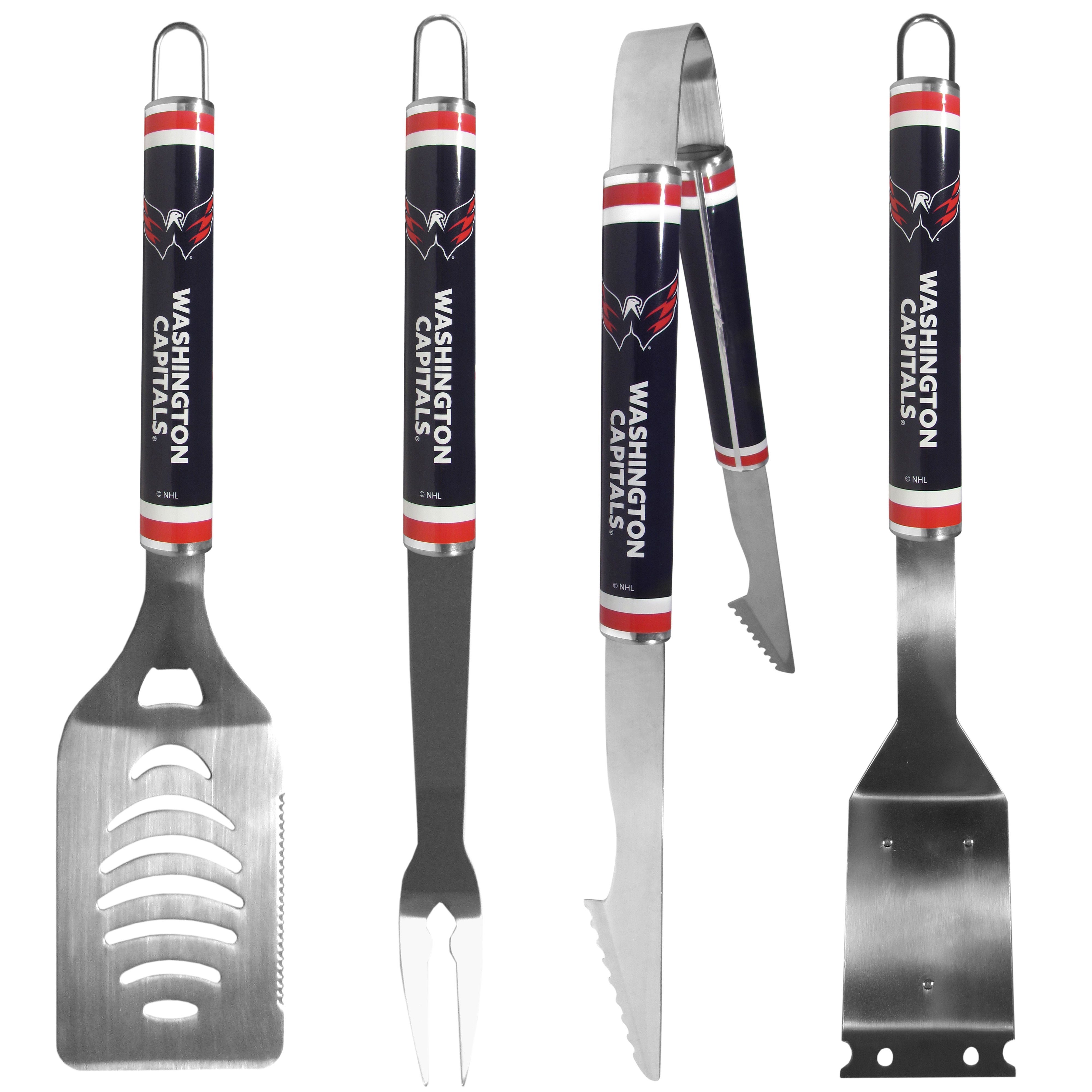 Washington Capitals 4 pc Logo Grill Tool Set