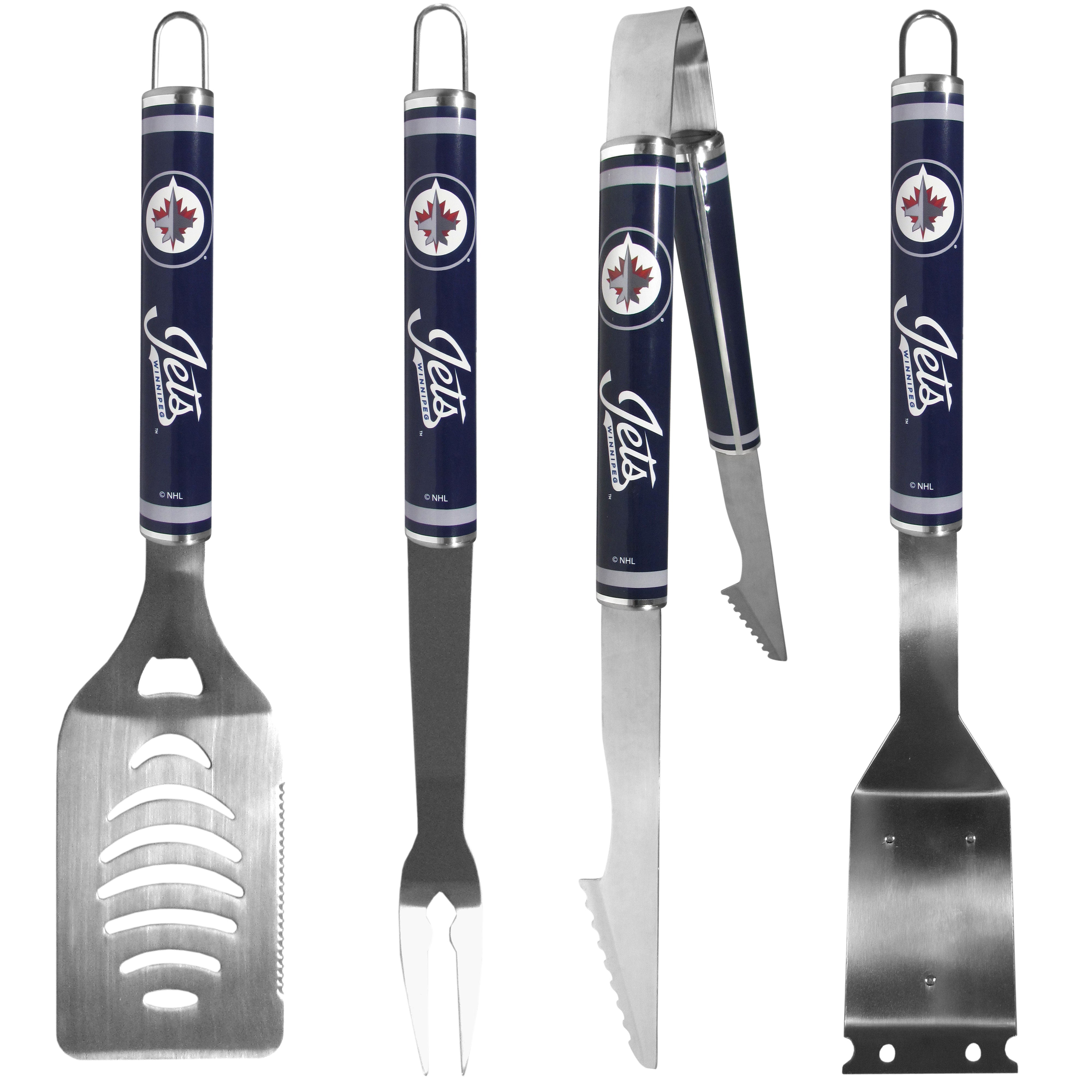 Winnipeg Jets 4 pc Logo Grill Tool Set