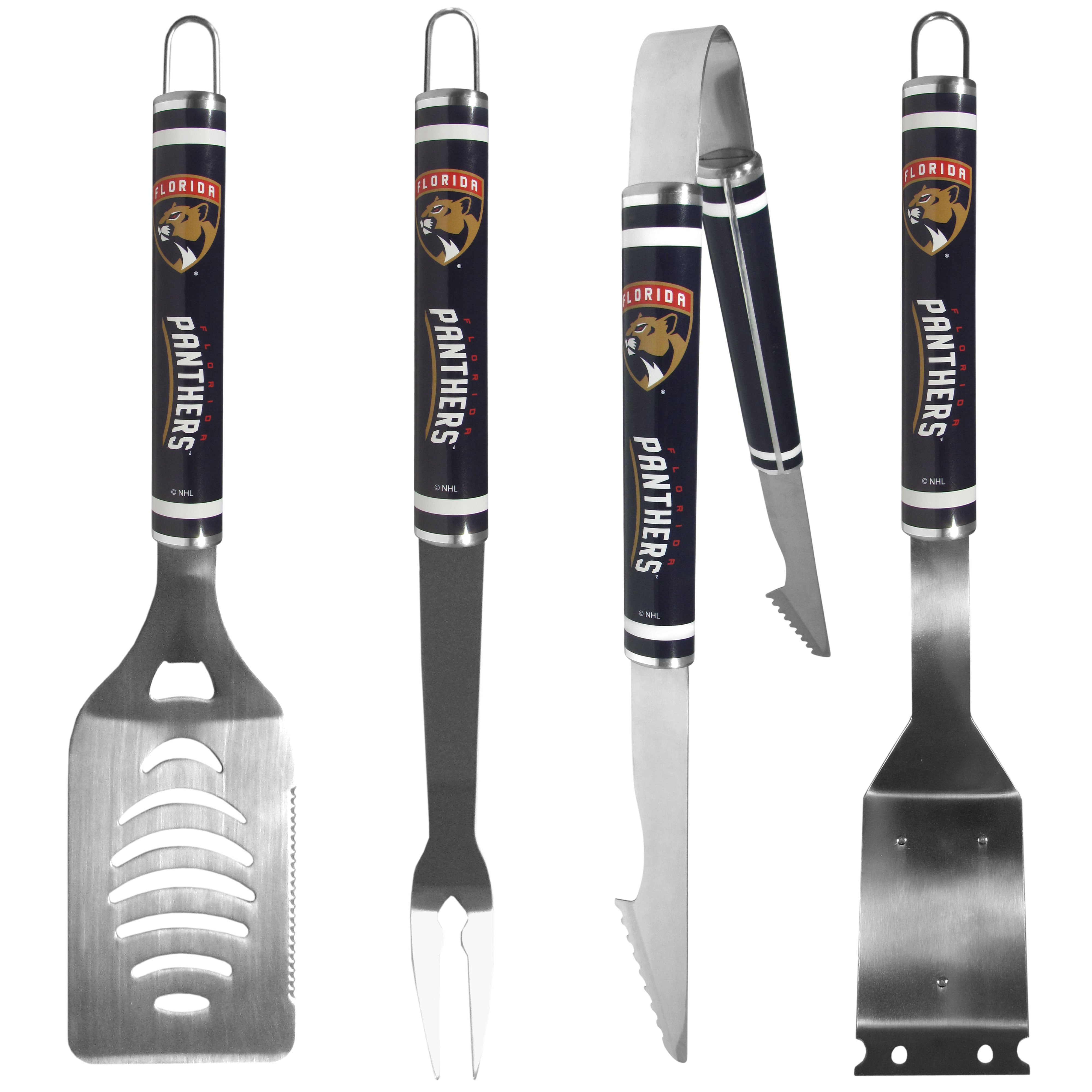 Florida Panthers 4 pc Logo Grill Tool Set
