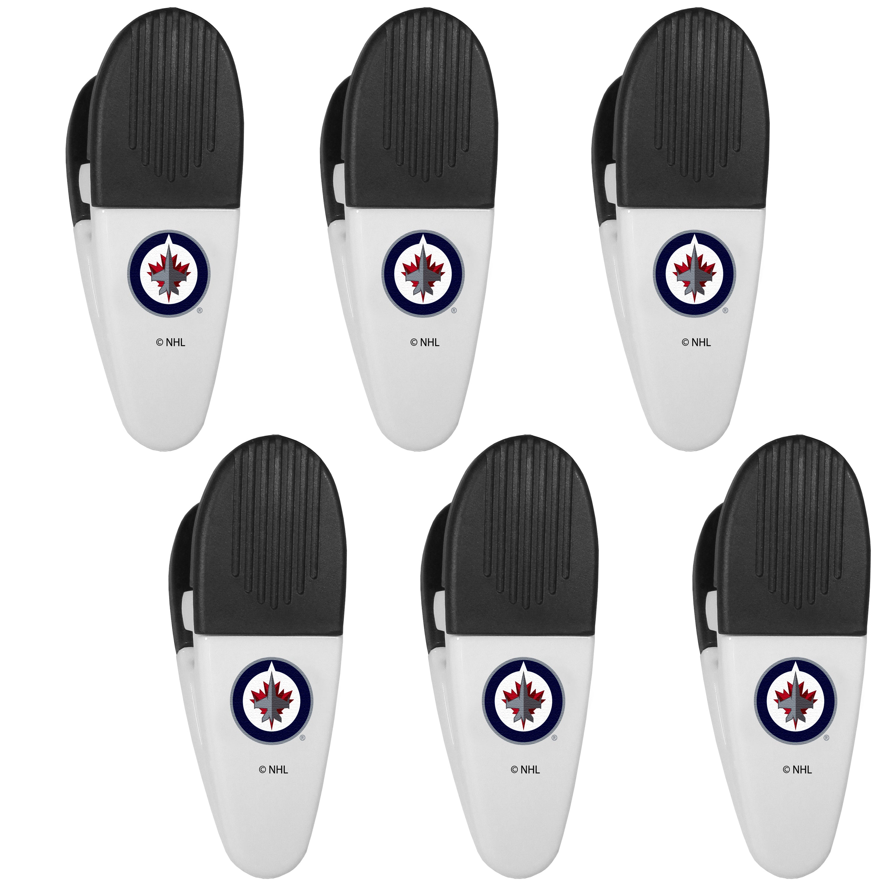 Winnipeg Jets Chip Clip Magnets, 6pk