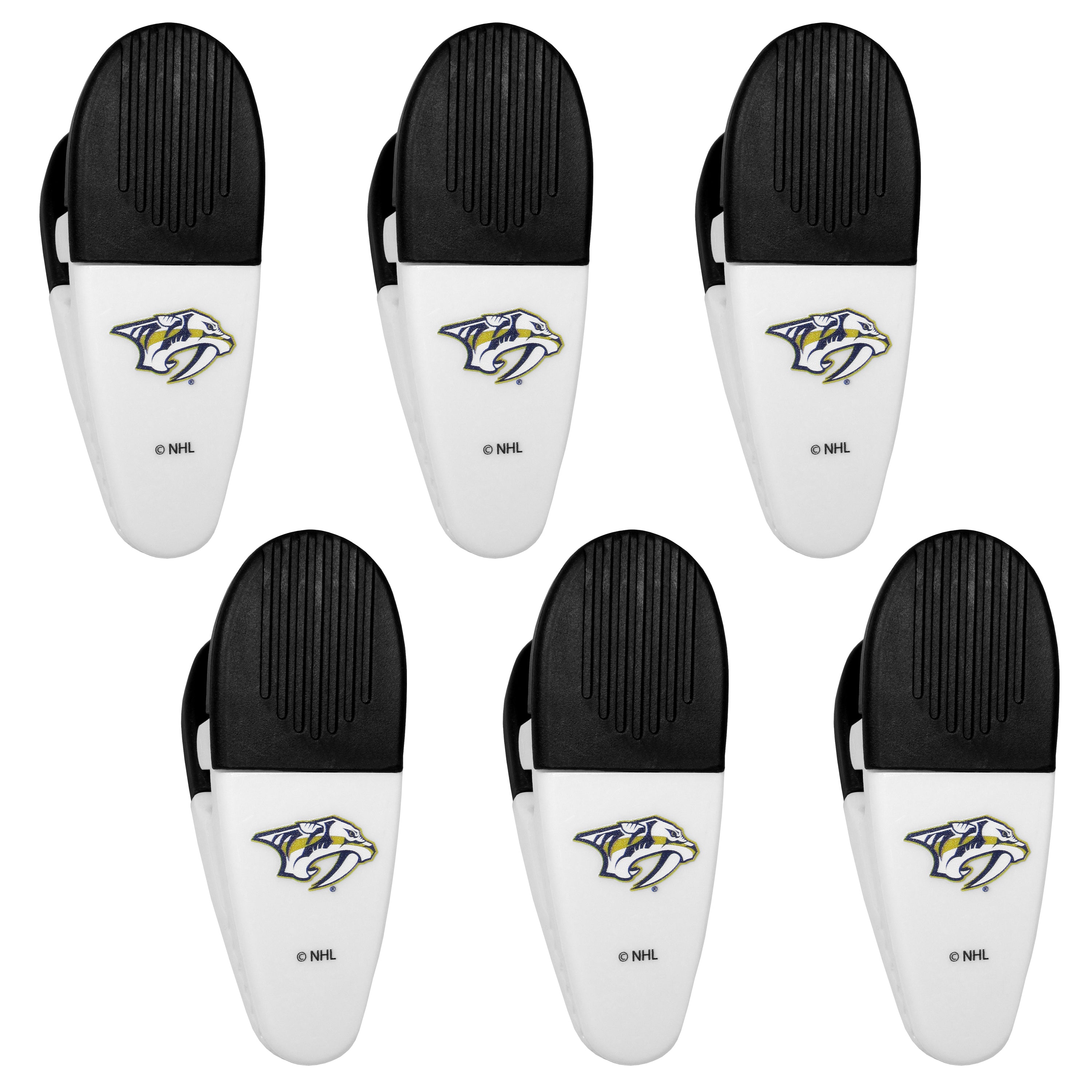 Nashville Predators Chip Clip Magnets, 6pk