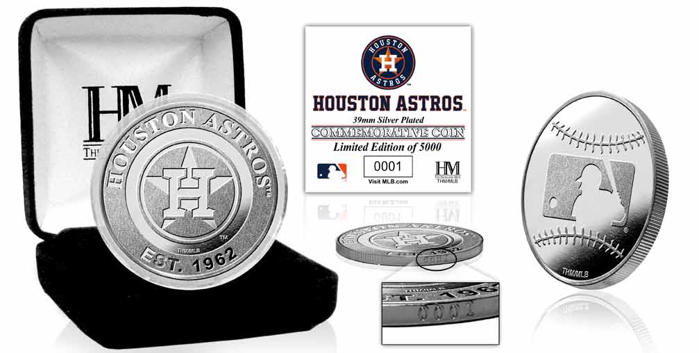 Houston Astros Silver Coin - Sports Collectibles, Sports Memorabilia, Sports Fan Shop, Sports Gifts