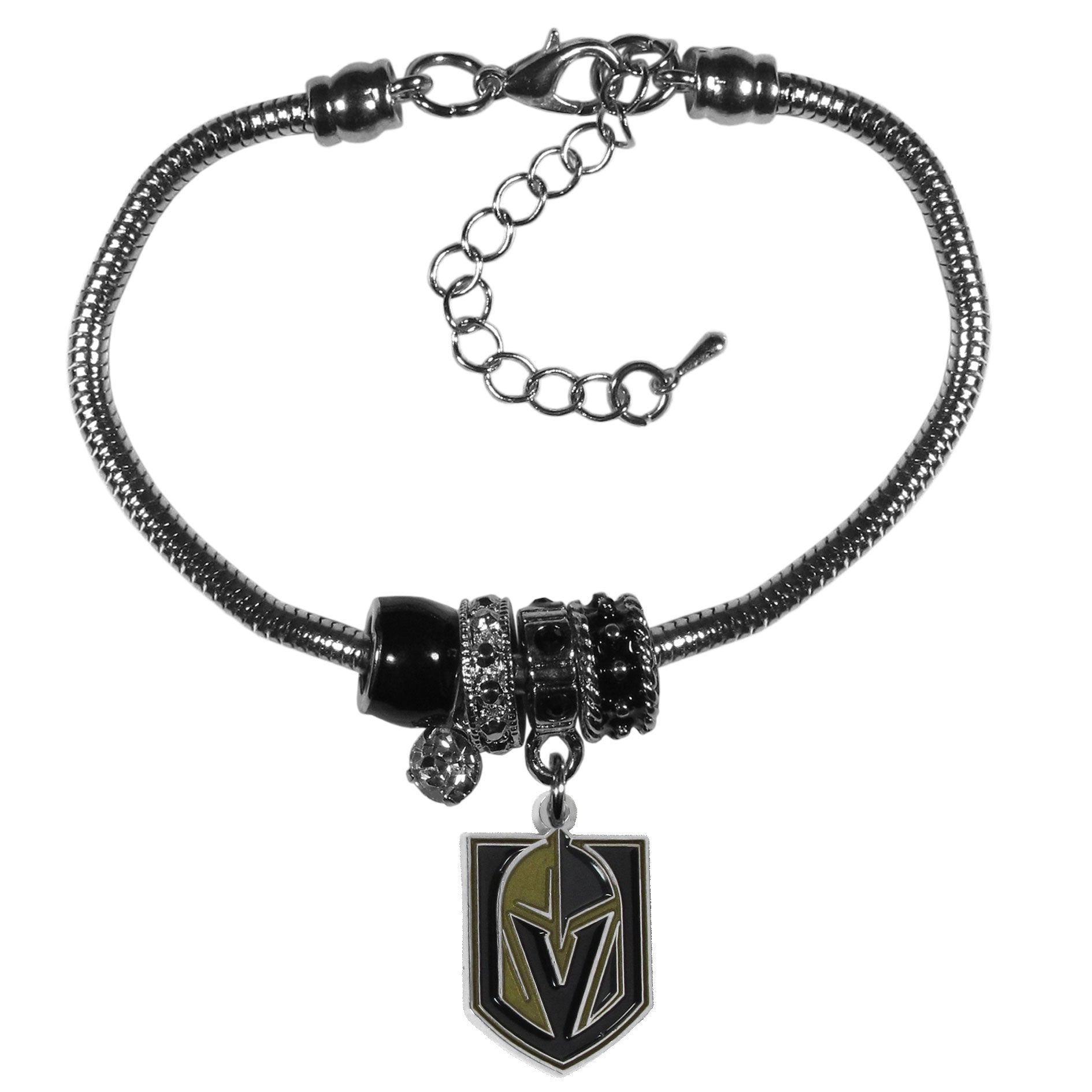 Vegas Golden Knights Euro Bead Bracelet