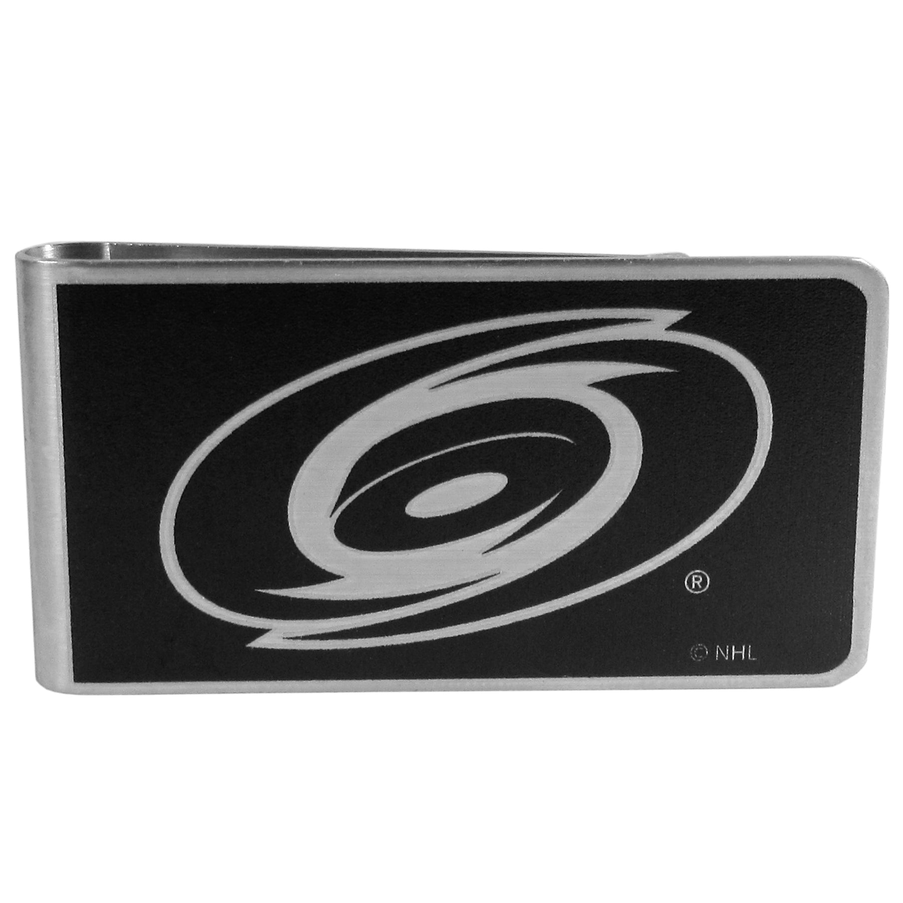 Carolina Hurricanes Black and Steel Money Clip