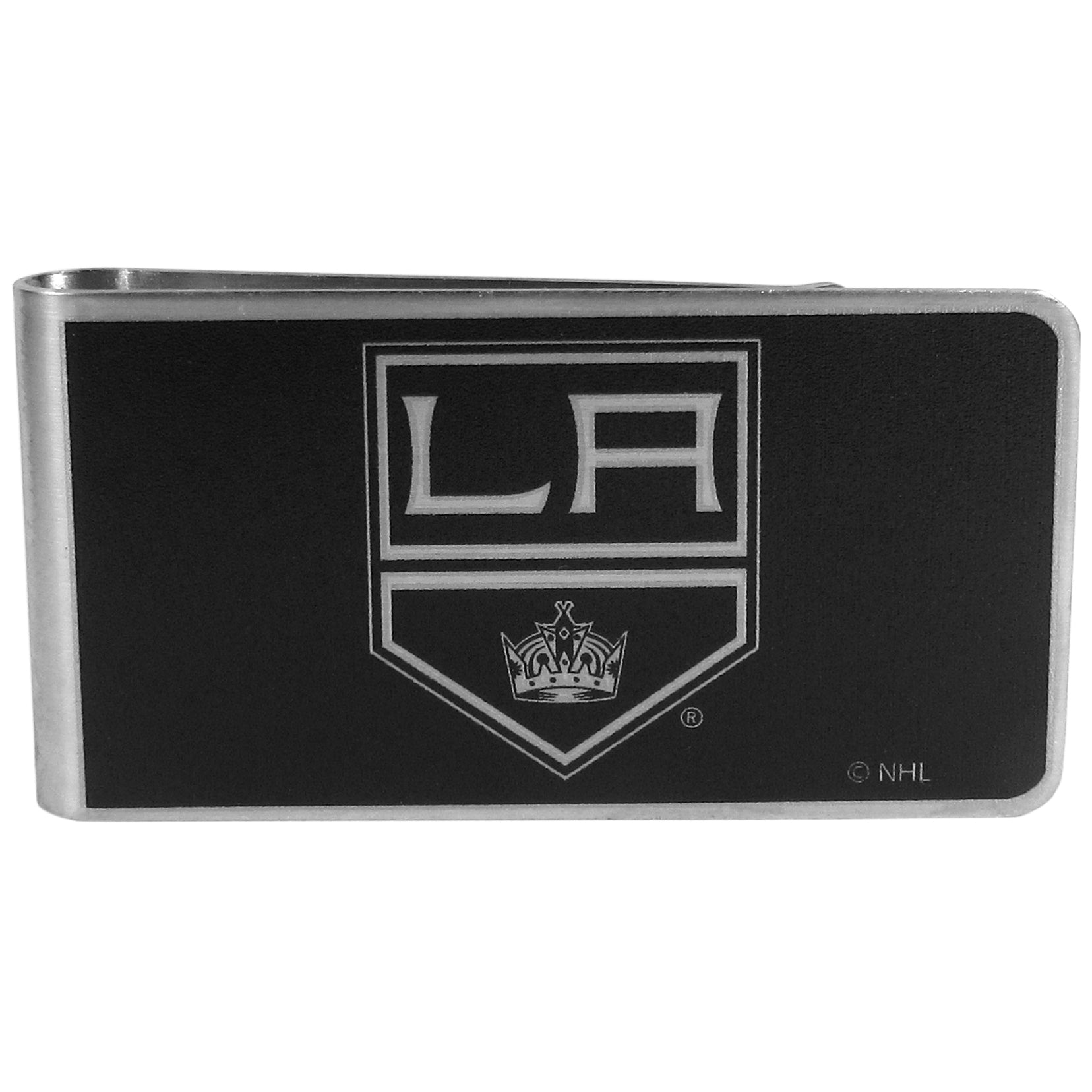 Los Angeles Kings Black and Steel Money Clip