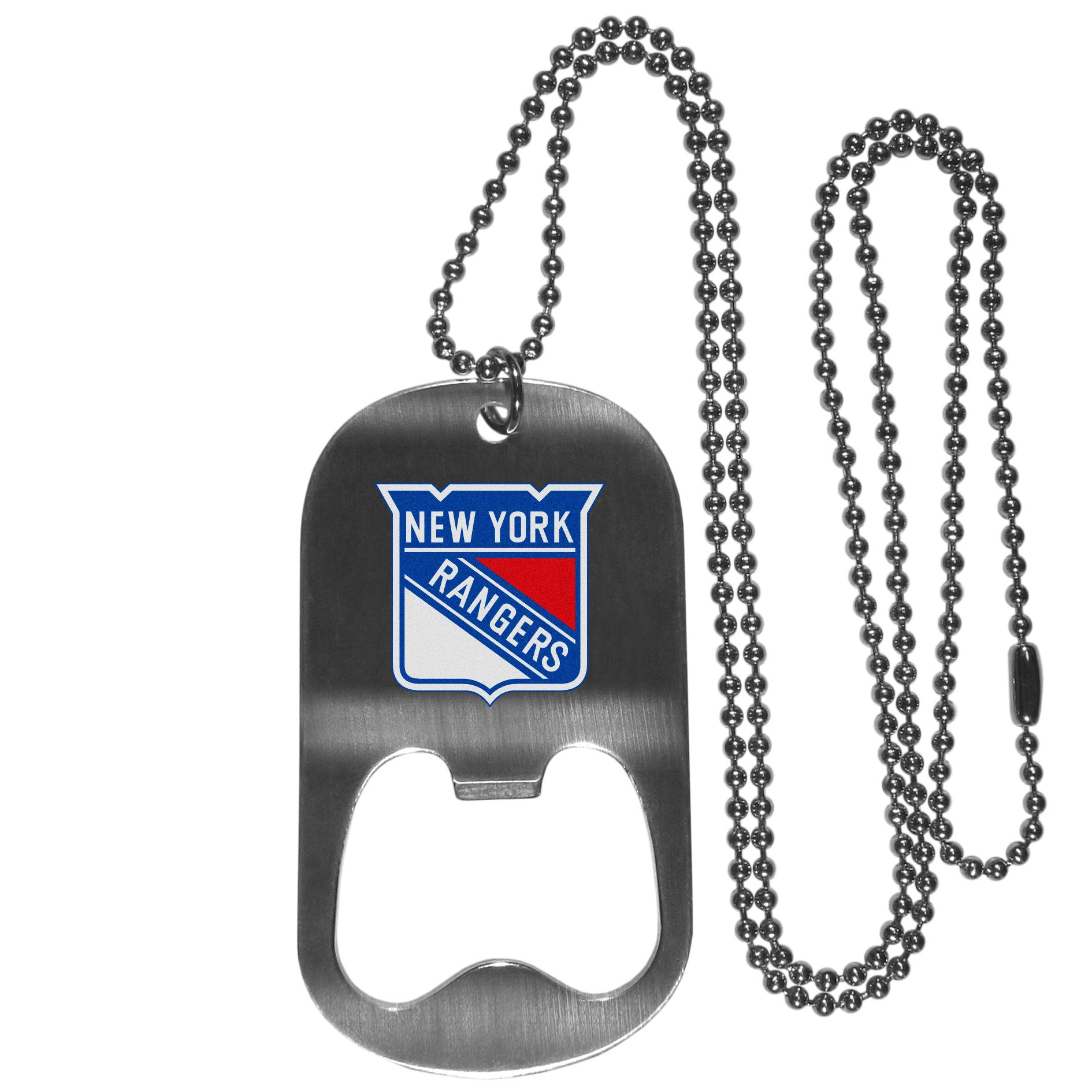 New York Rangers Bottle Opener Tag Necklace