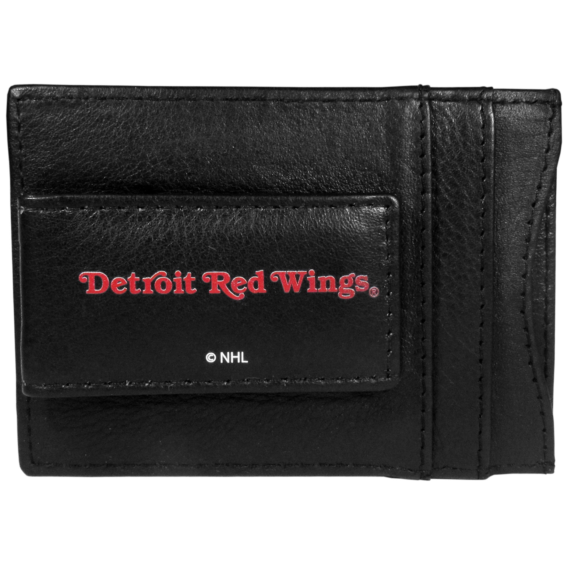 Detroit Red Wings Logo Leather Cash and Cardholder