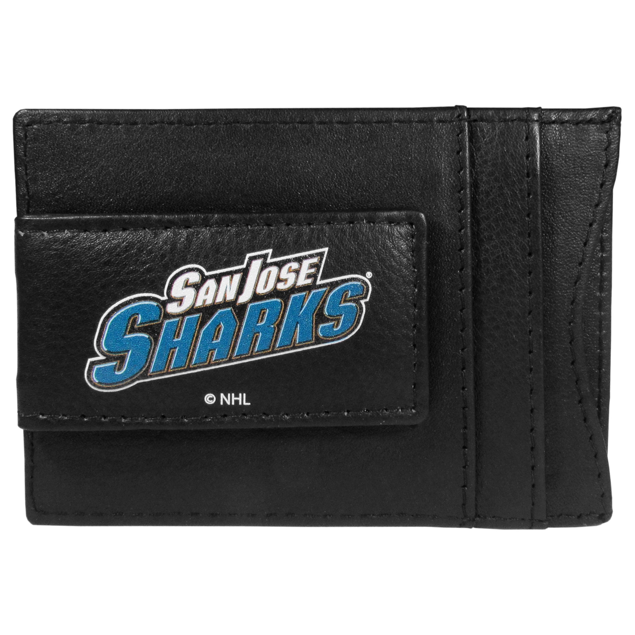 San Jose Sharks Logo Leather Cash and Cardholder
