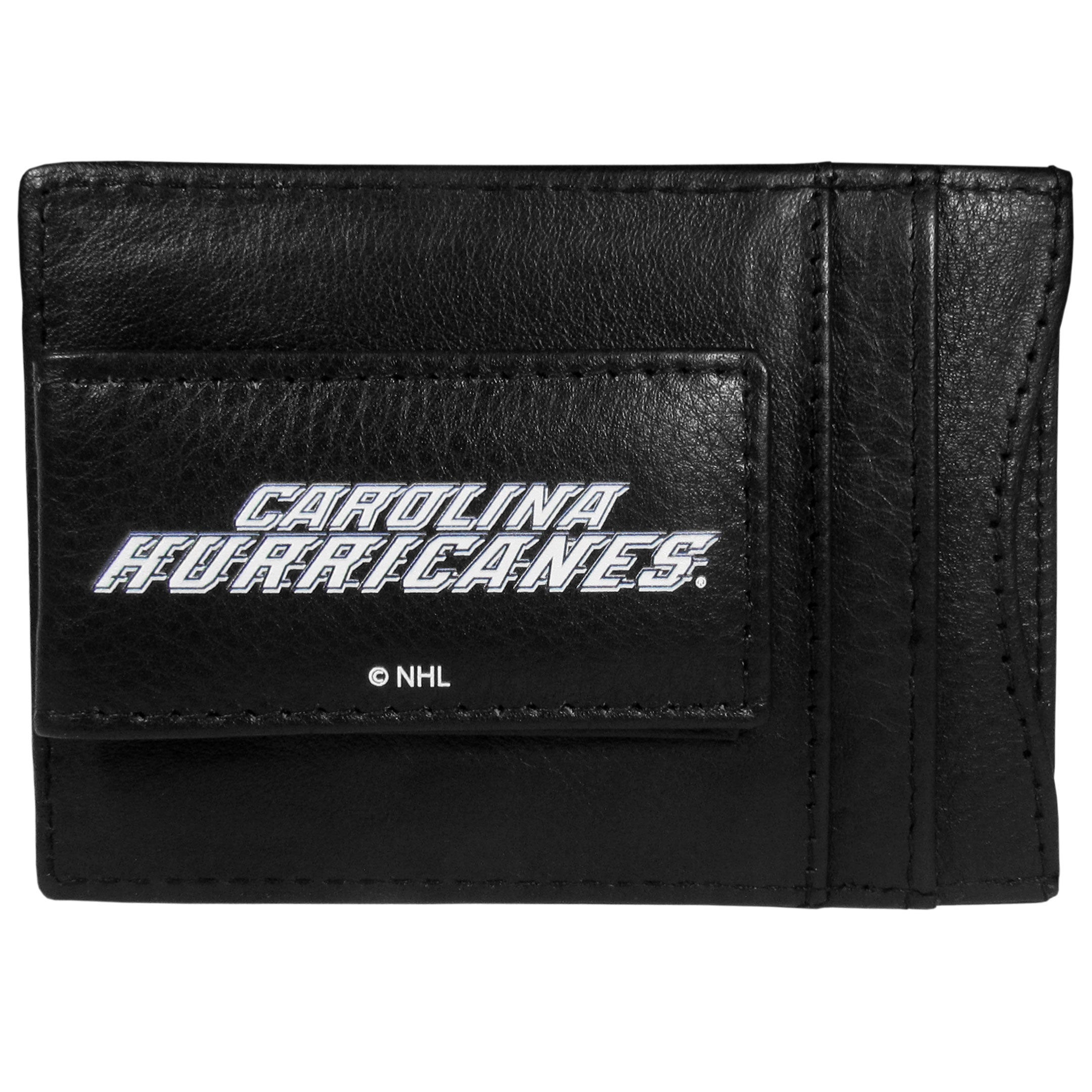 Carolina Hurricanes Logo Leather Cash and Cardholder