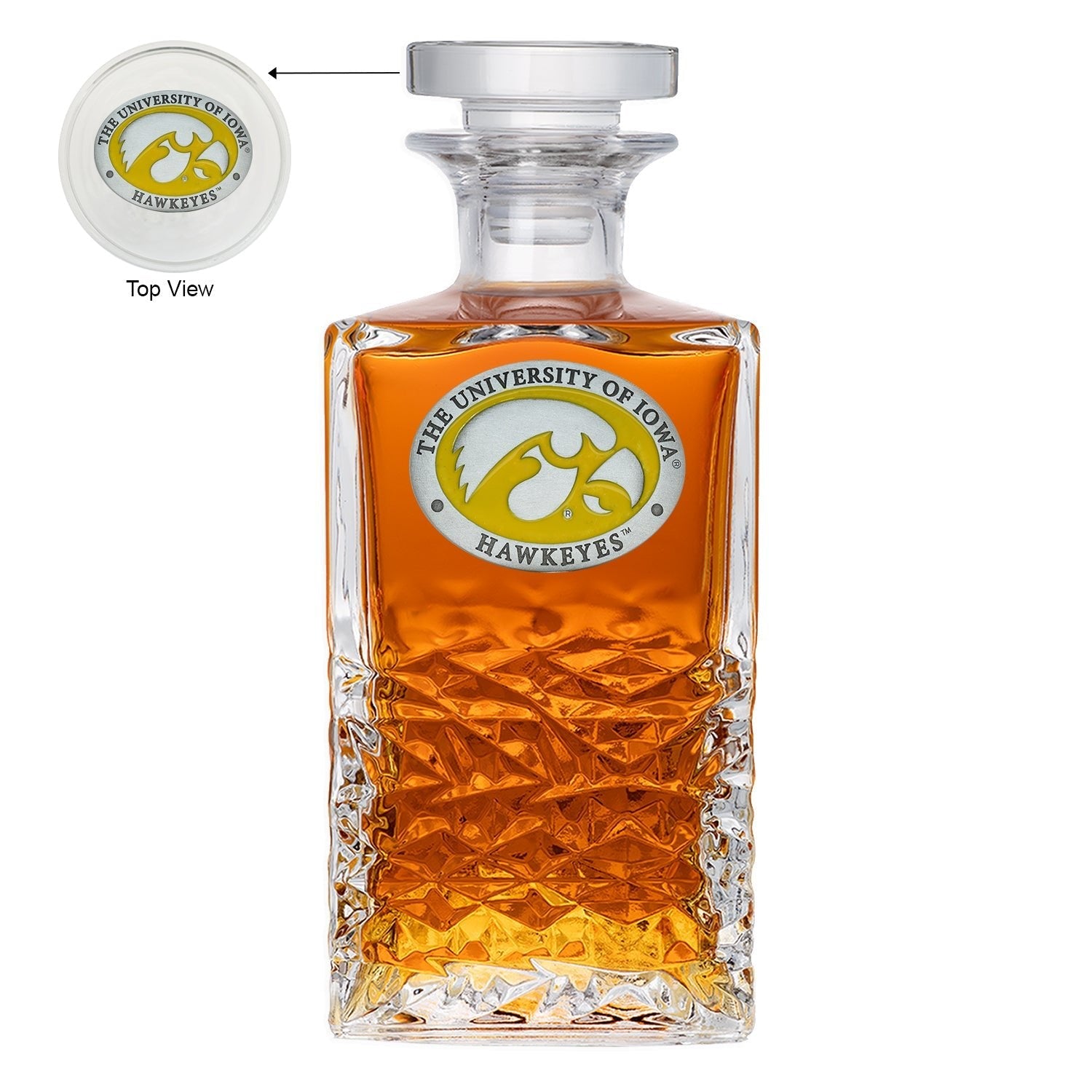 The University of Iowa Heritage Decanter - Sports Gifts, Sports Memorabilia, Sports Collectibles, Fan Shop