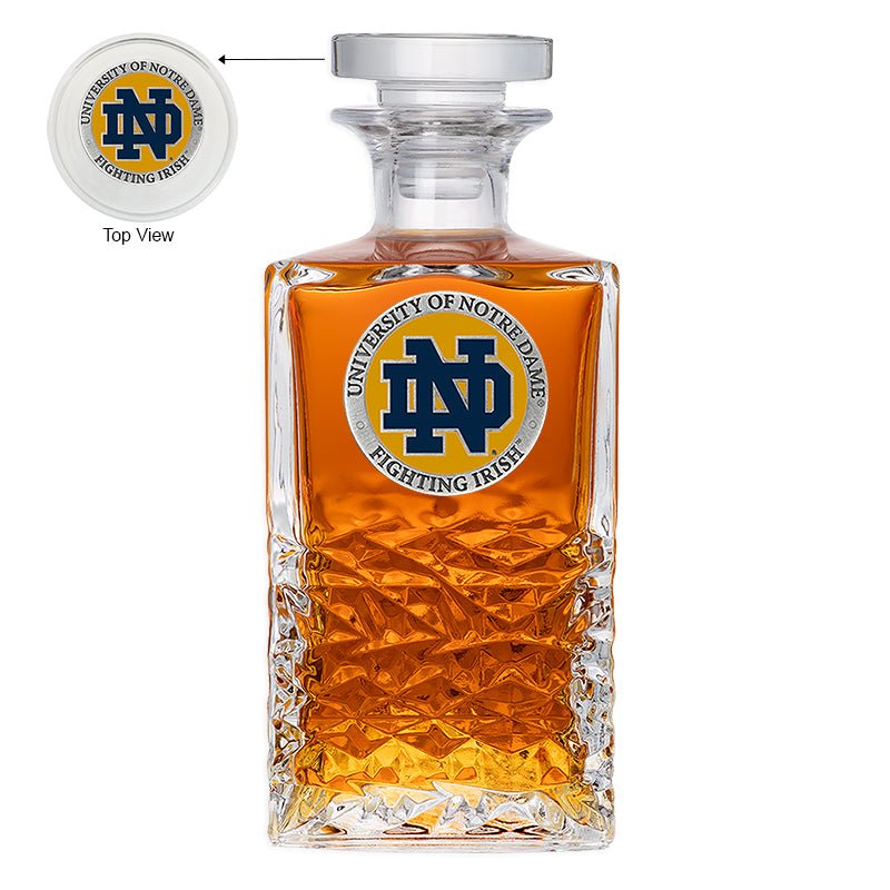 University of Notre Dame Heritage Decanter - Sports Gifts, Sports Memorabilia, Sports Collectibles, Fan Shop
